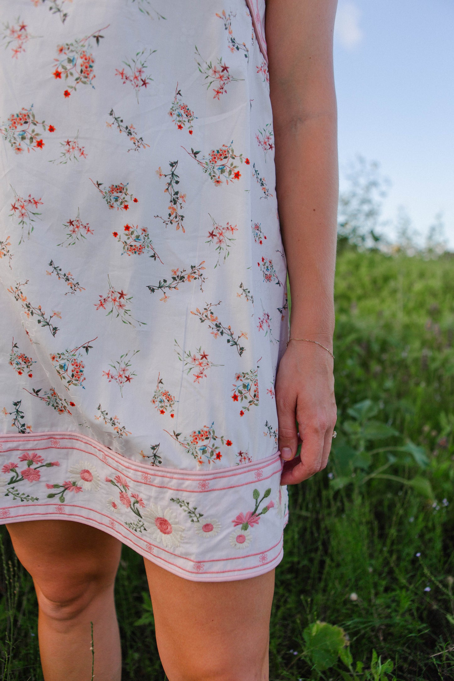 Light Pink Multi Floral Mini Dress