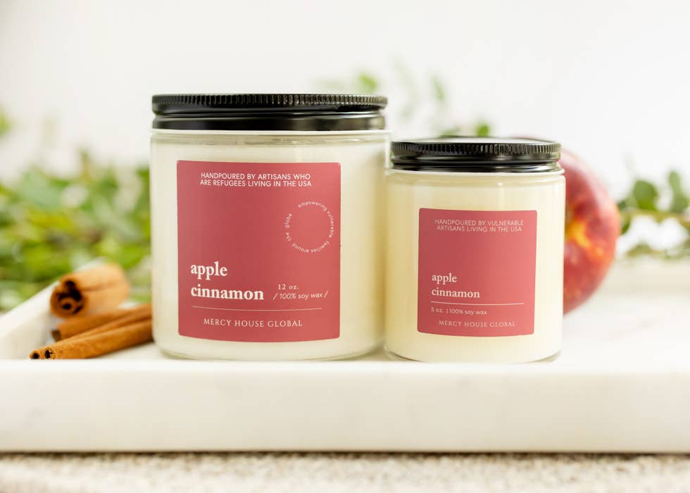 Apple Cinnamon Candle | 12 oz. Glass Jar