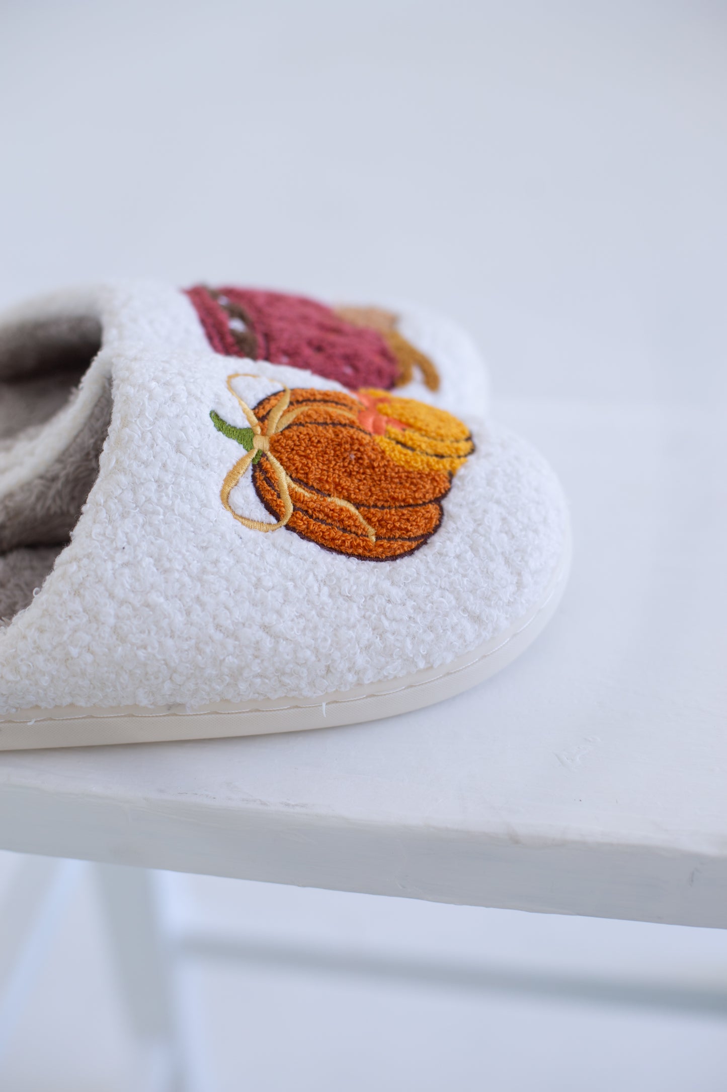 Pumpkin Spice Latte Slippers