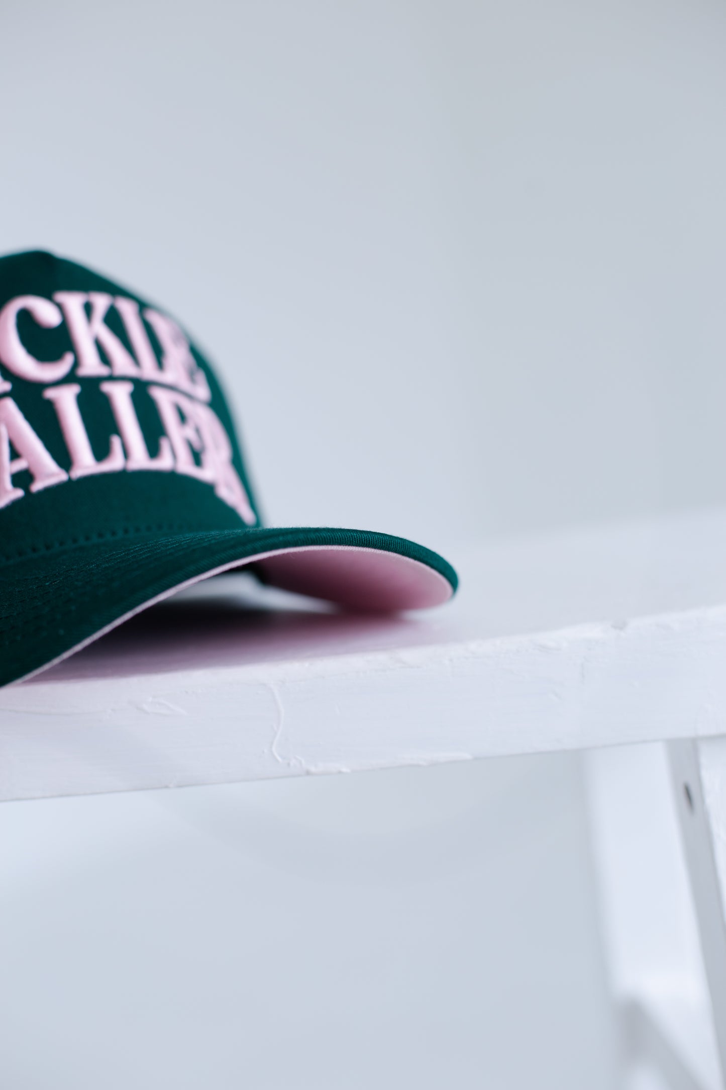 Pickleball Pink & Green Ball Cap