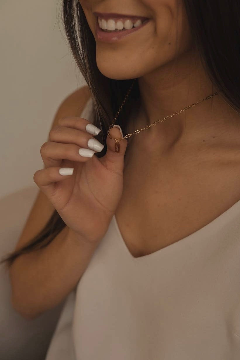 Do Not Worry Mini Tag Necklace | Christian Jewelry