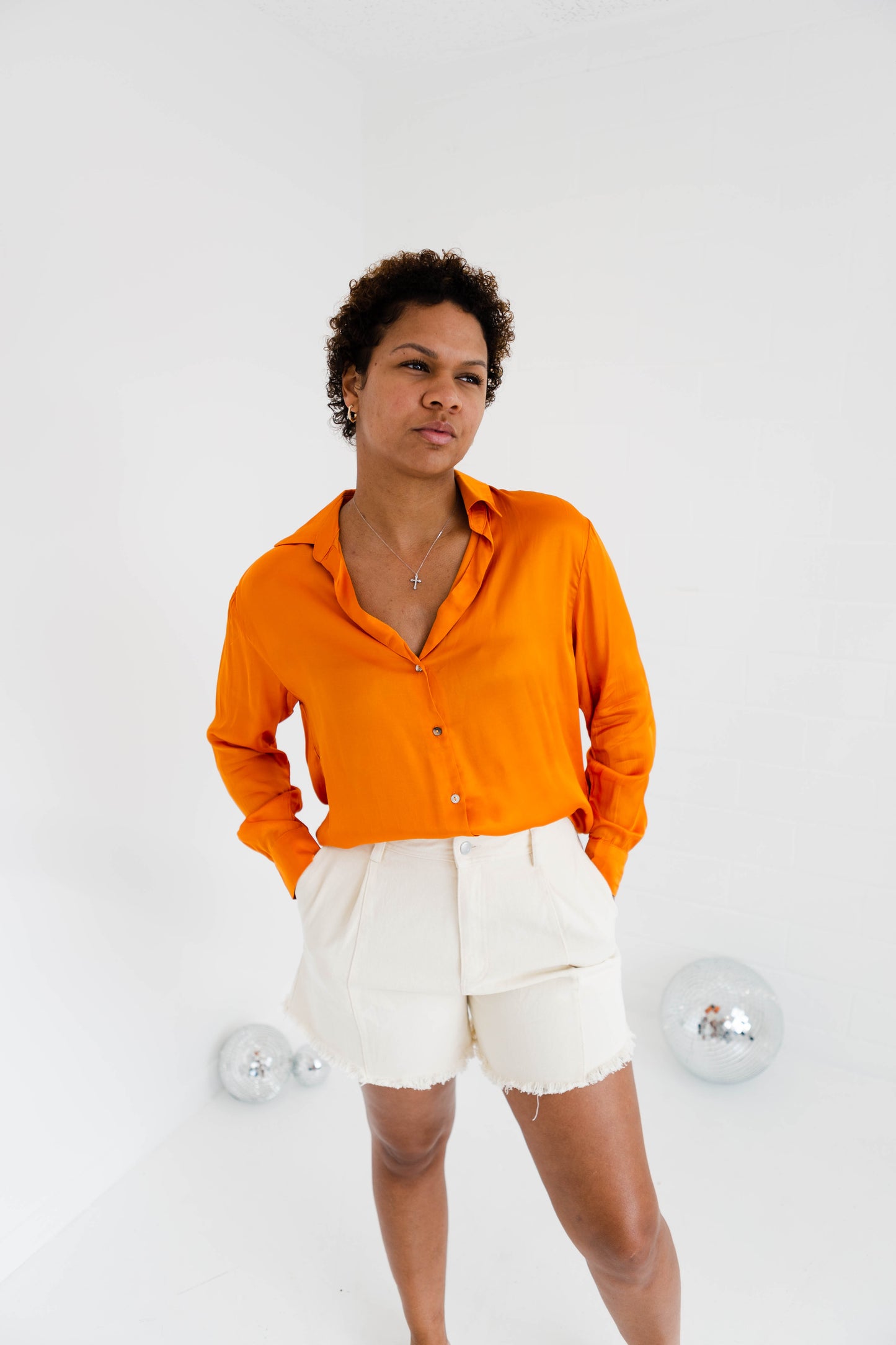 FINAL SALE: Elena Button Down Top