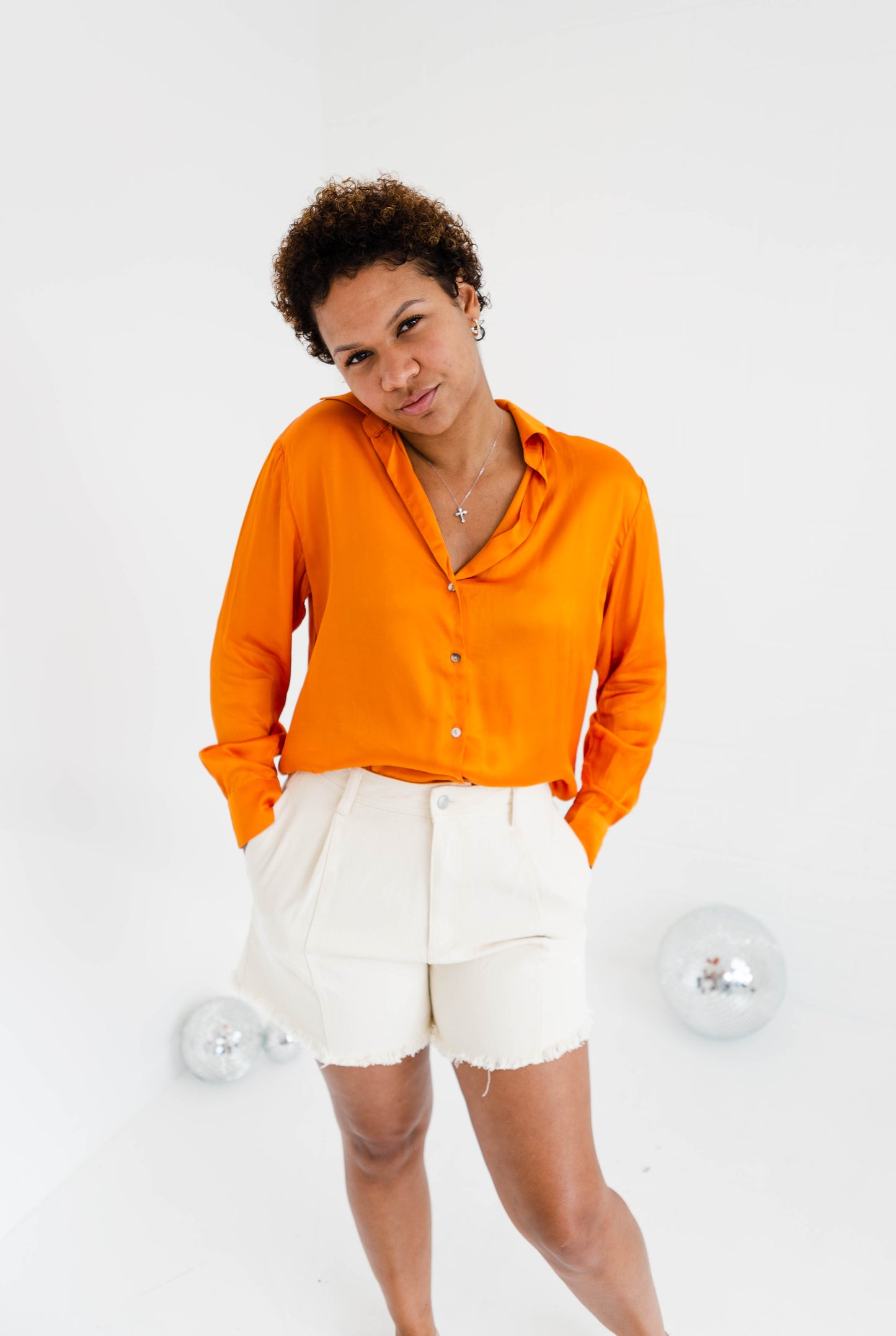 FINAL SALE: Elena Button Down Top