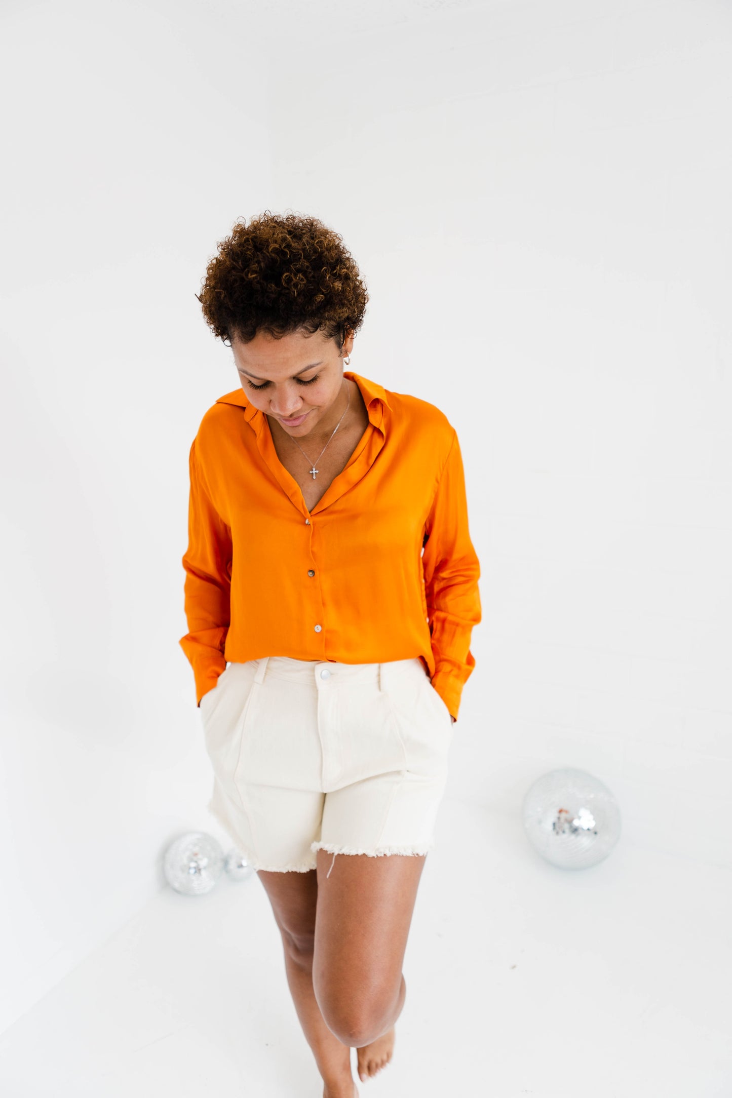FINAL SALE: Elena Button Down Top