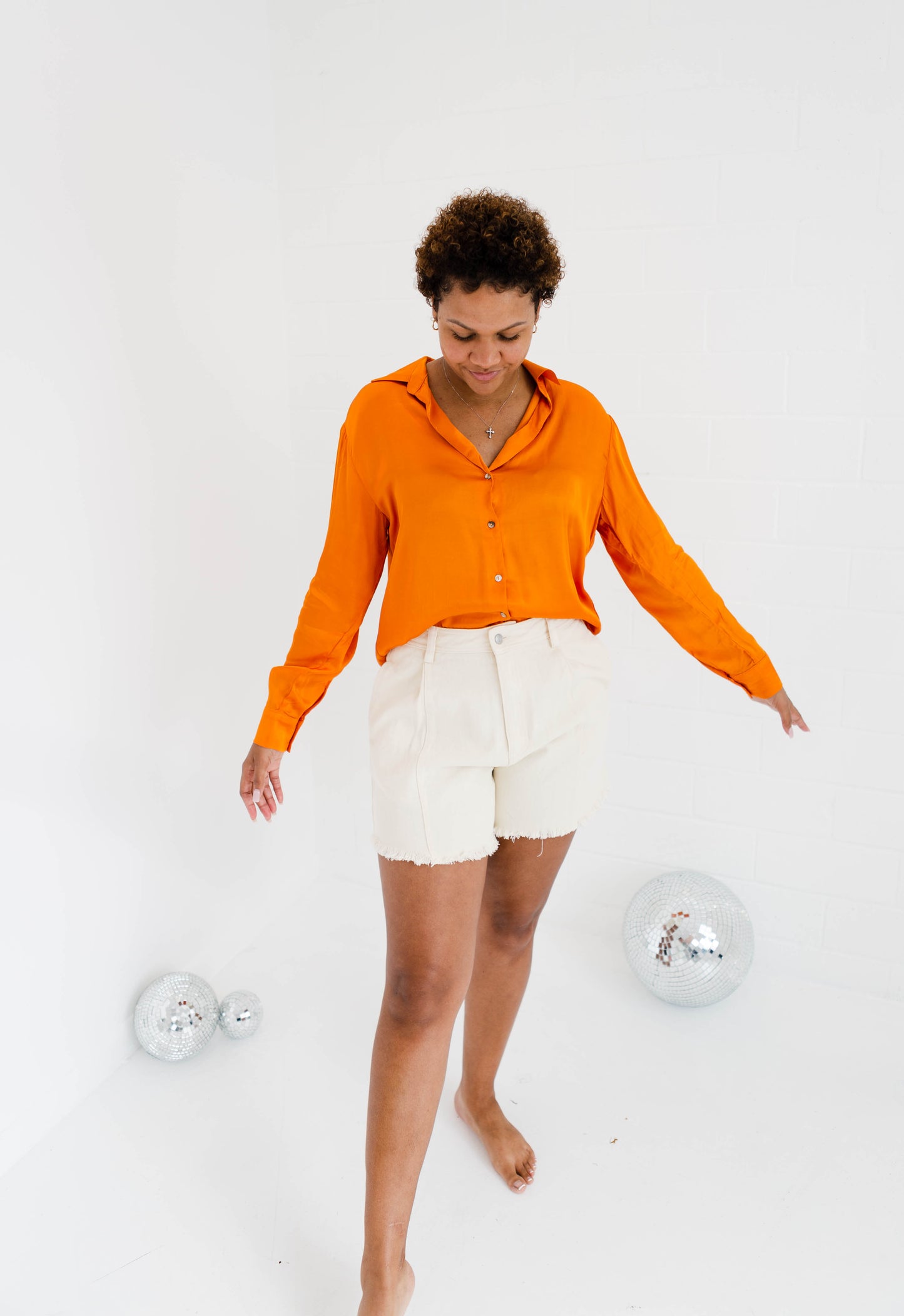 FINAL SALE: Elena Button Down Top
