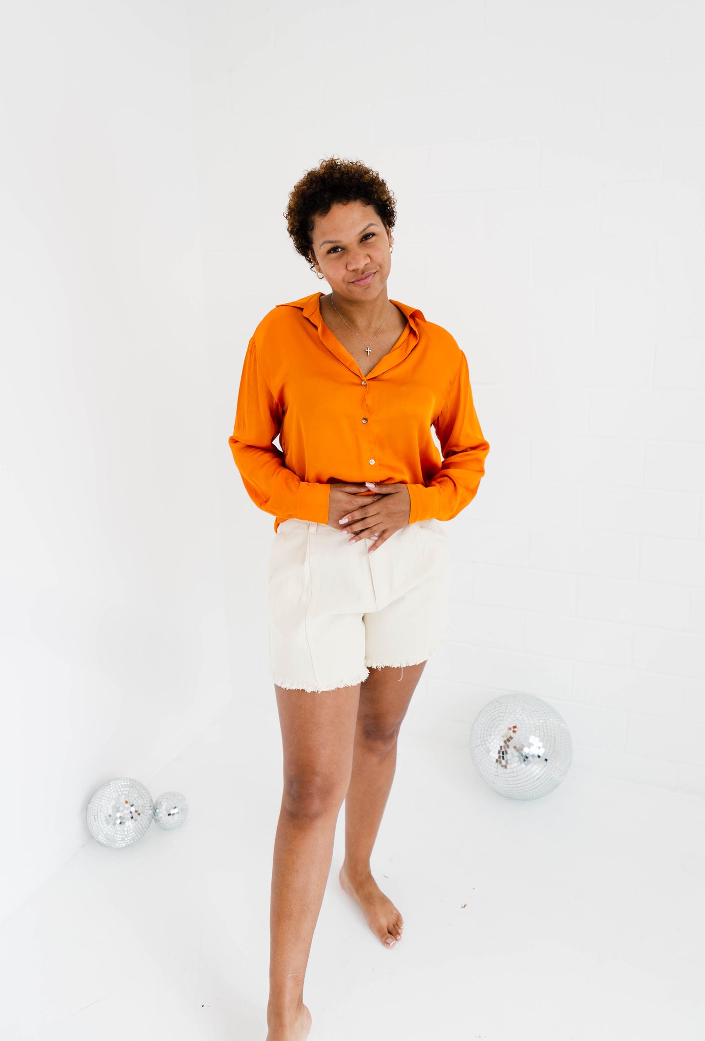 FINAL SALE: Elena Button Down Top