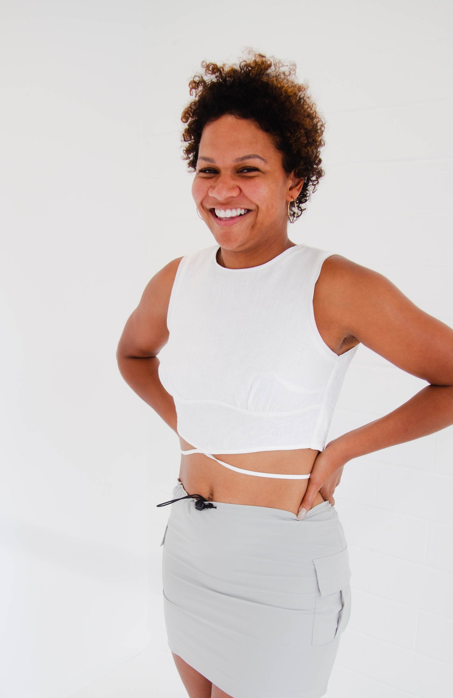 White Sands Linen Top