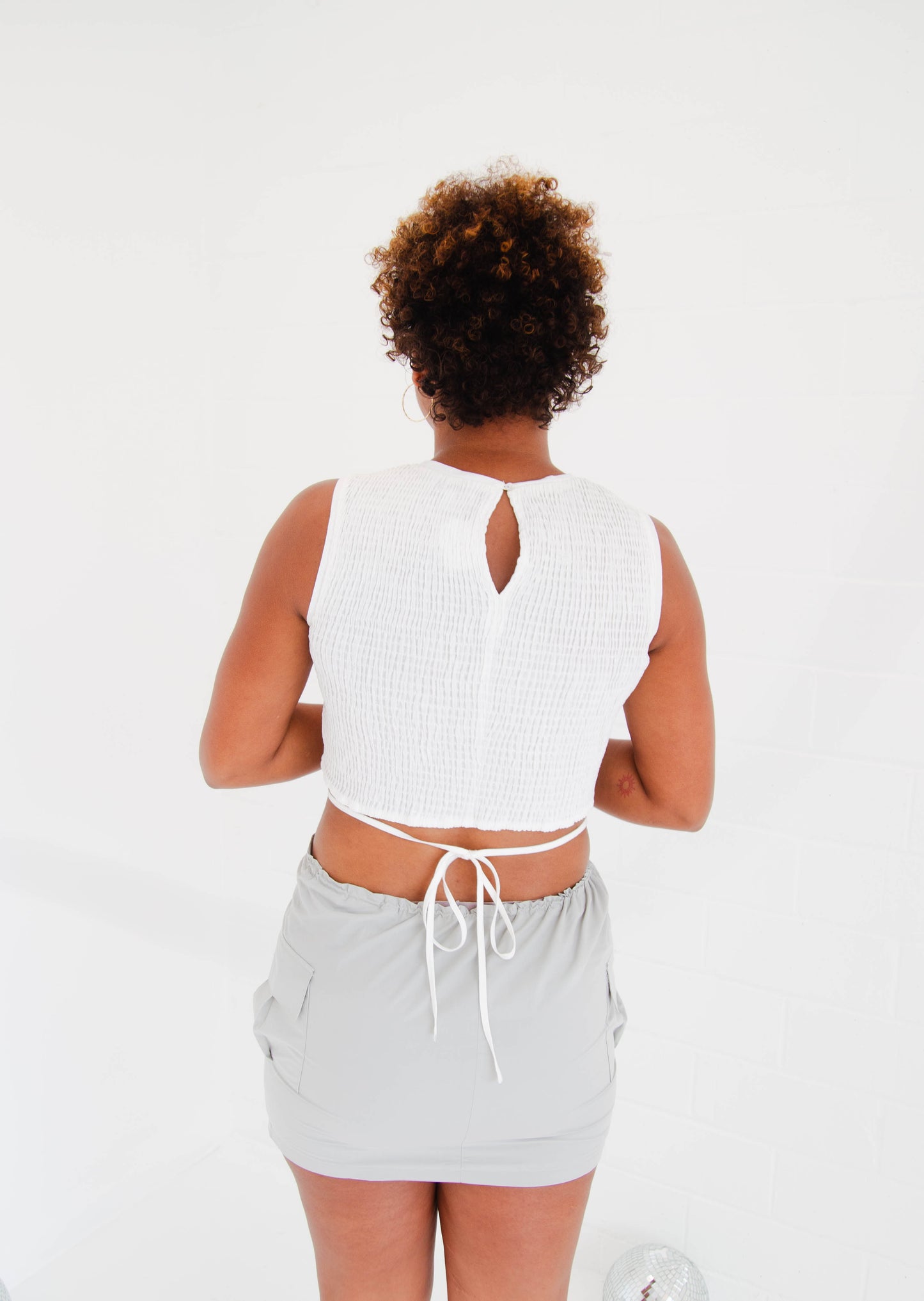 White Sands Linen Top