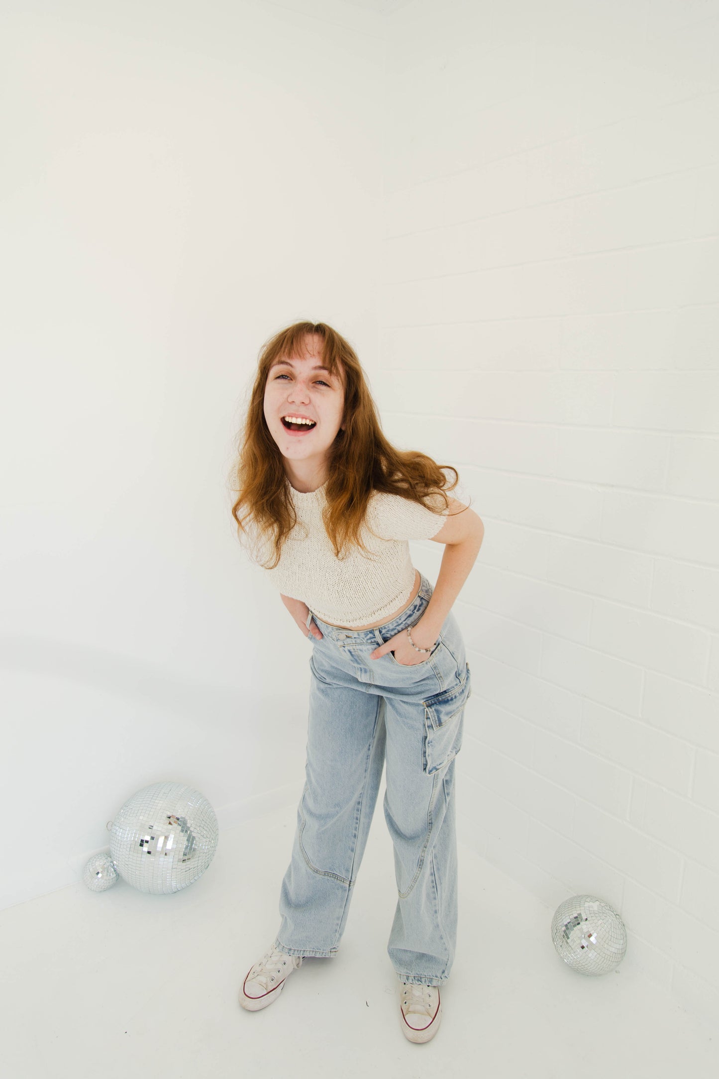 Washed Cargo Denim