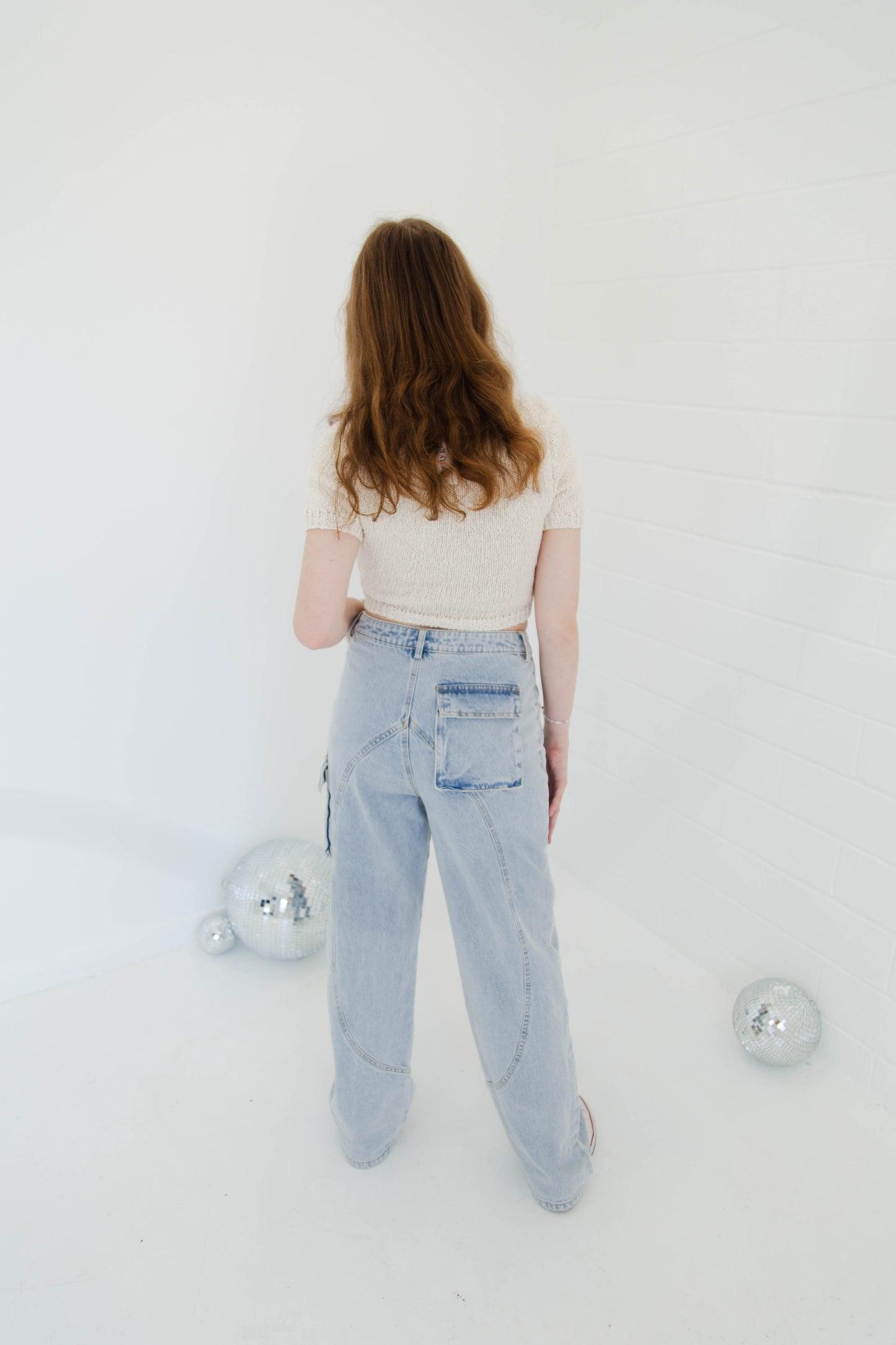 Washed Cargo Denim