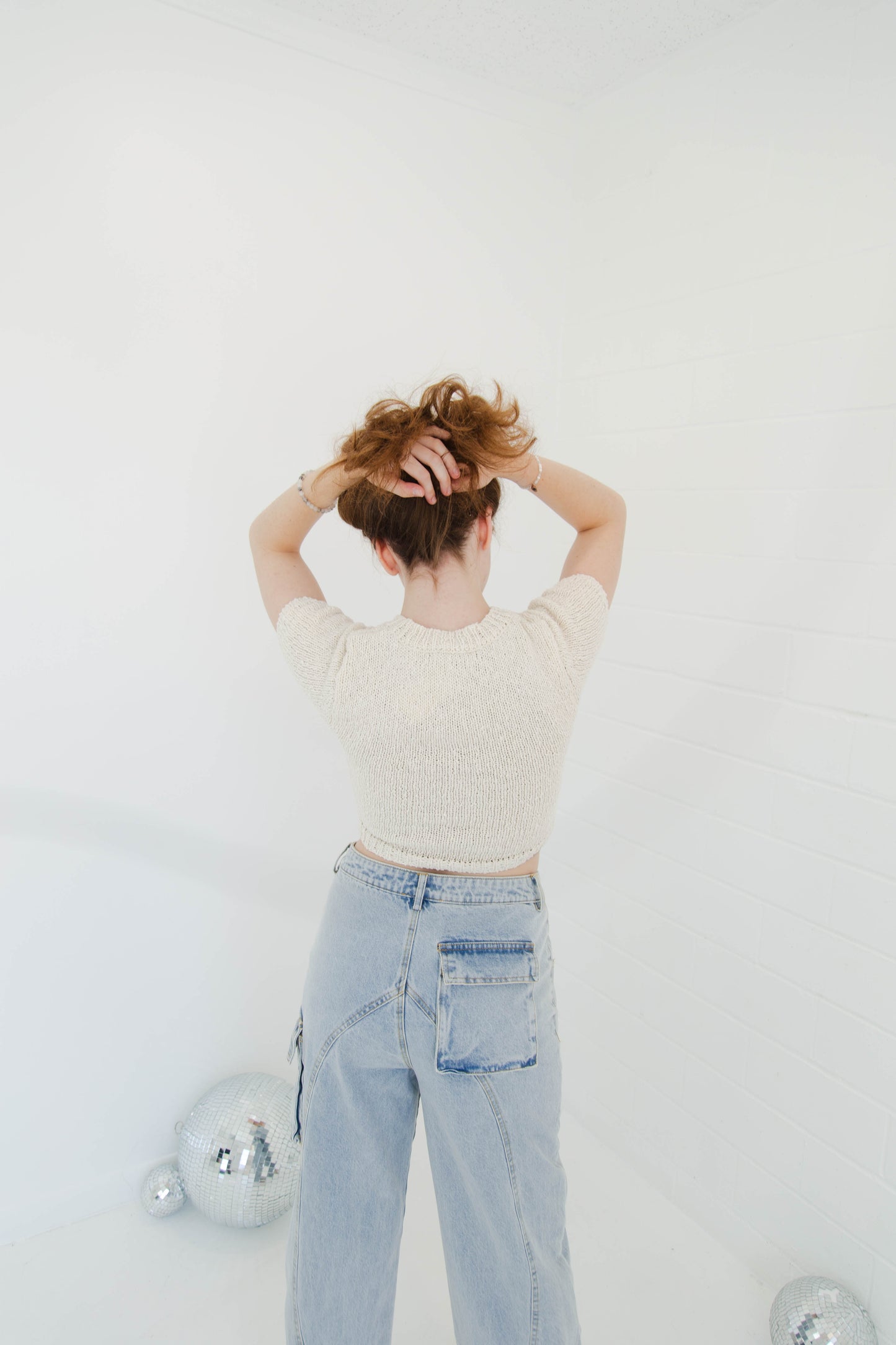 Washed Cargo Denim