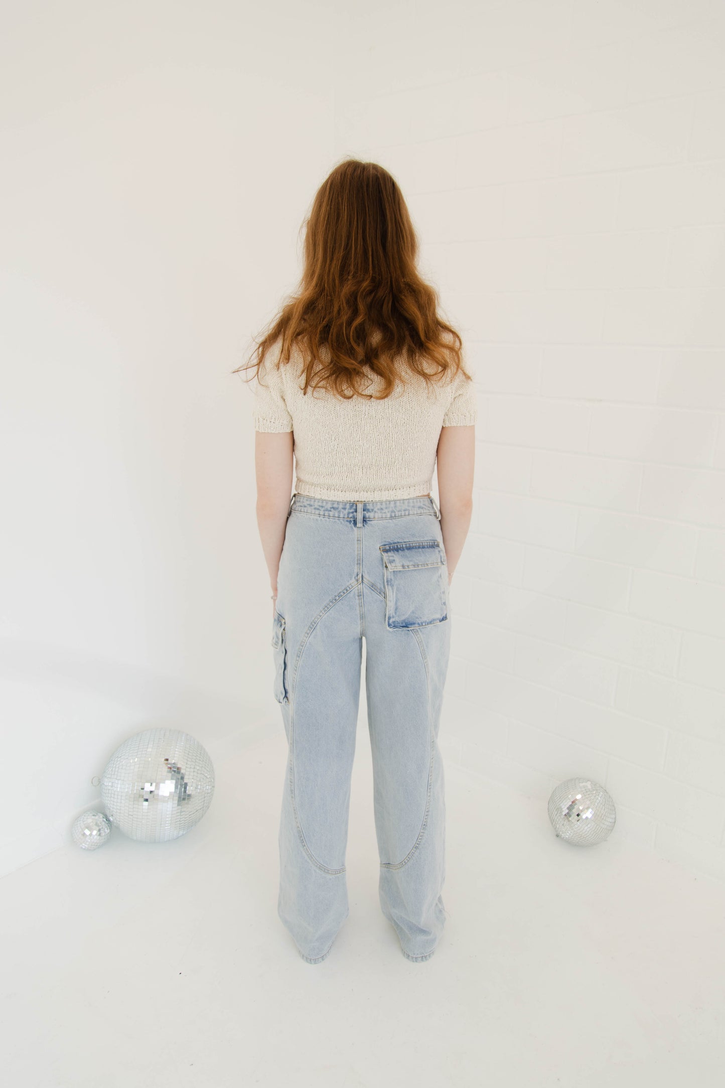 Washed Cargo Denim