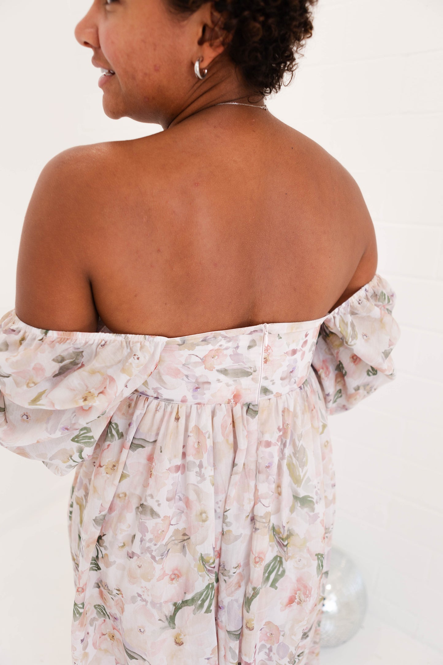 Orange Multi Floral Maxi Dress