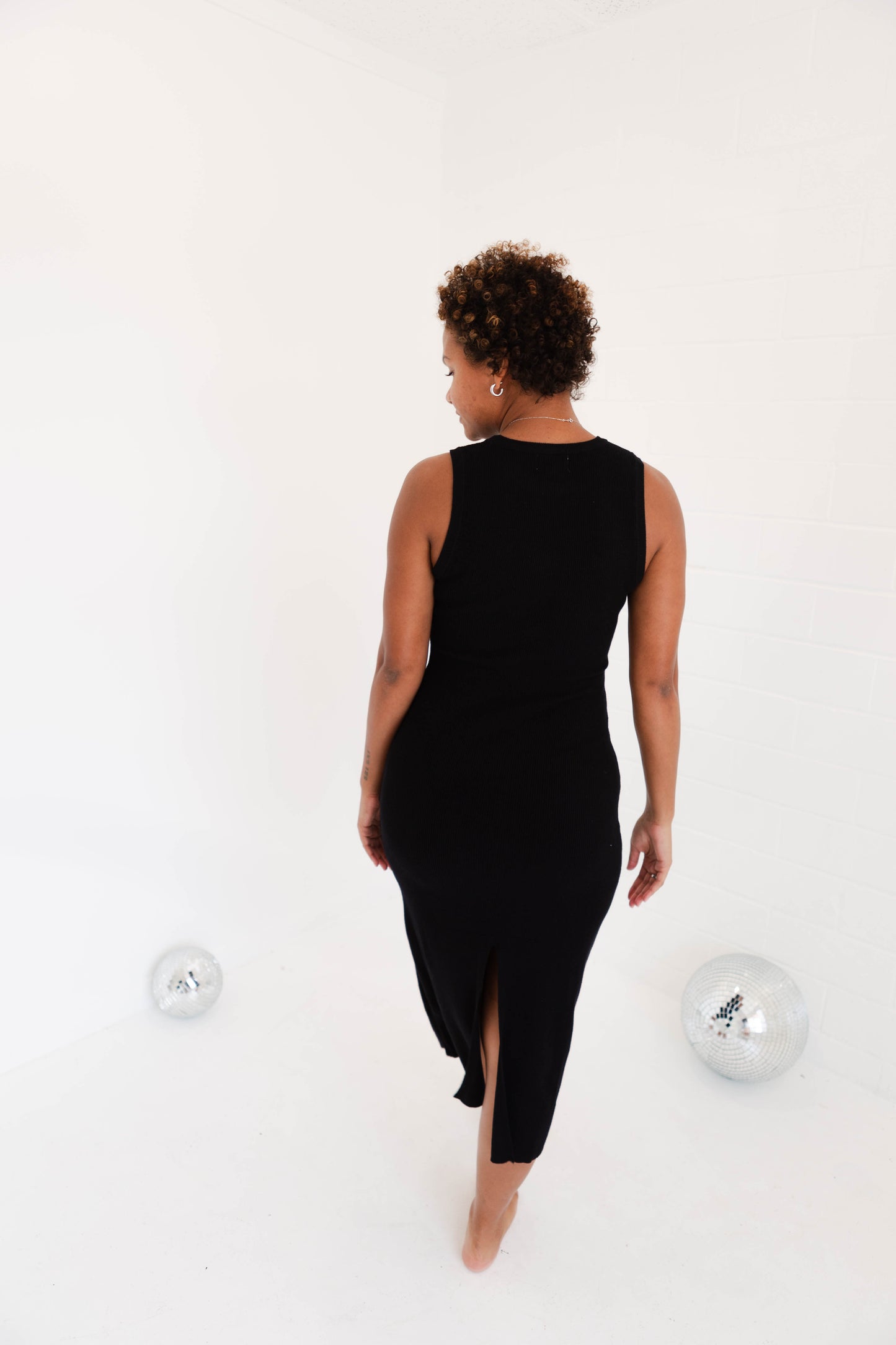 Eloise Maxi Dress Sweater Black