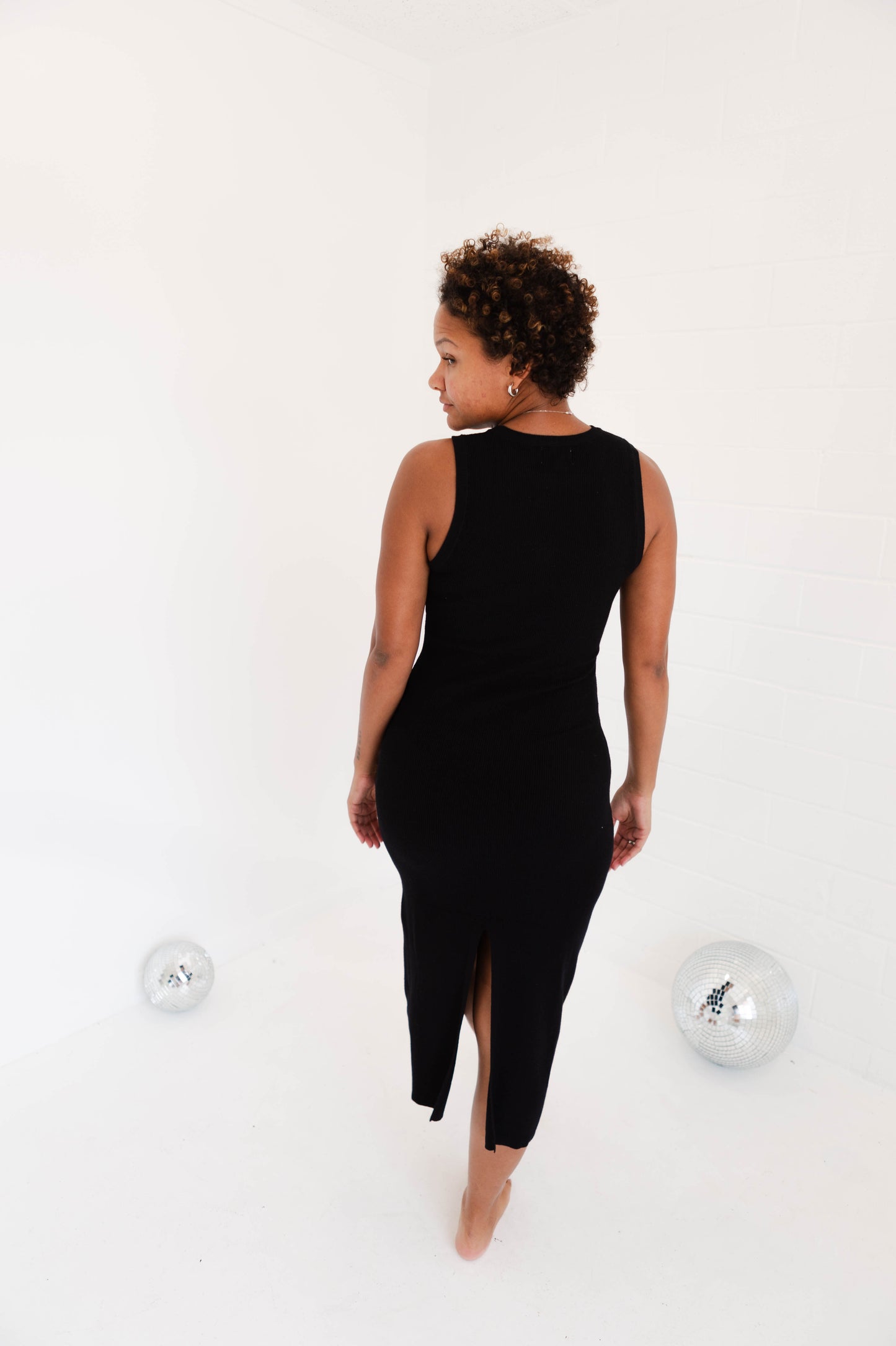 Eloise Maxi Dress Sweater Black