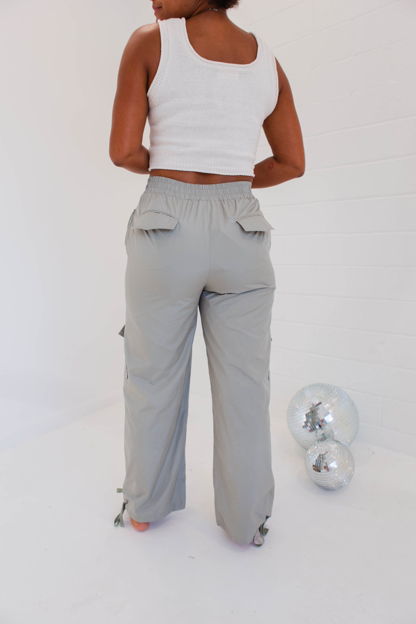Soft Sage Cargo Pants