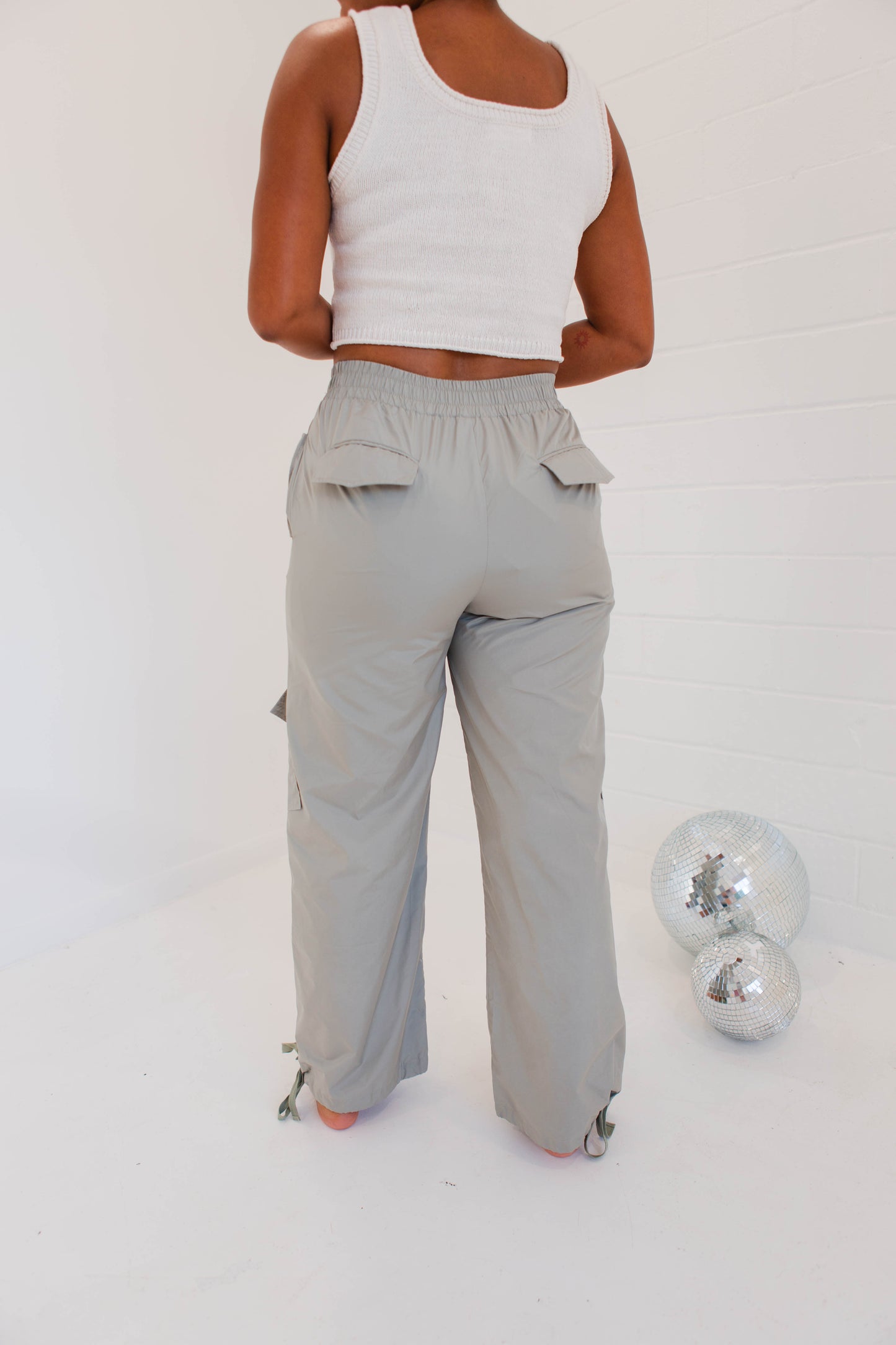 Soft Sage Cargo Pants