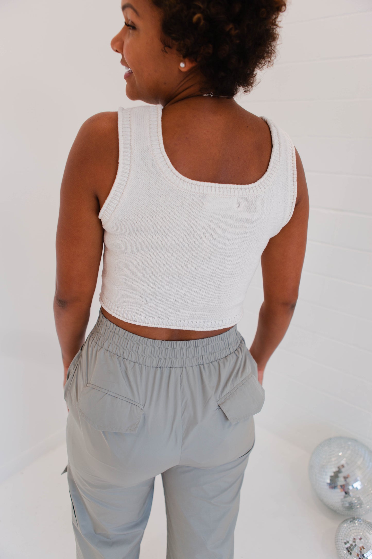 Ivory Sweater Tank