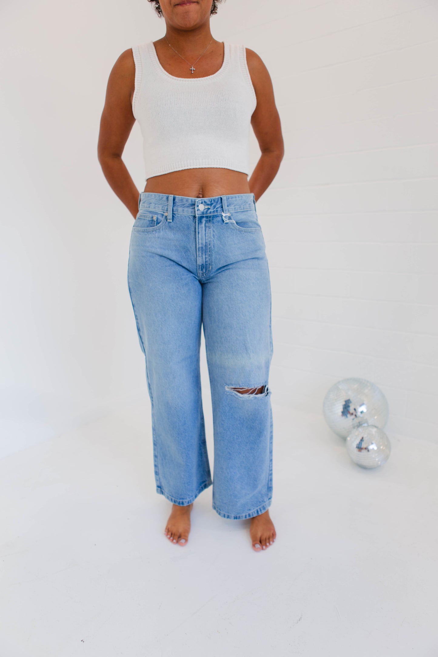 Mid Rise Skater Jean