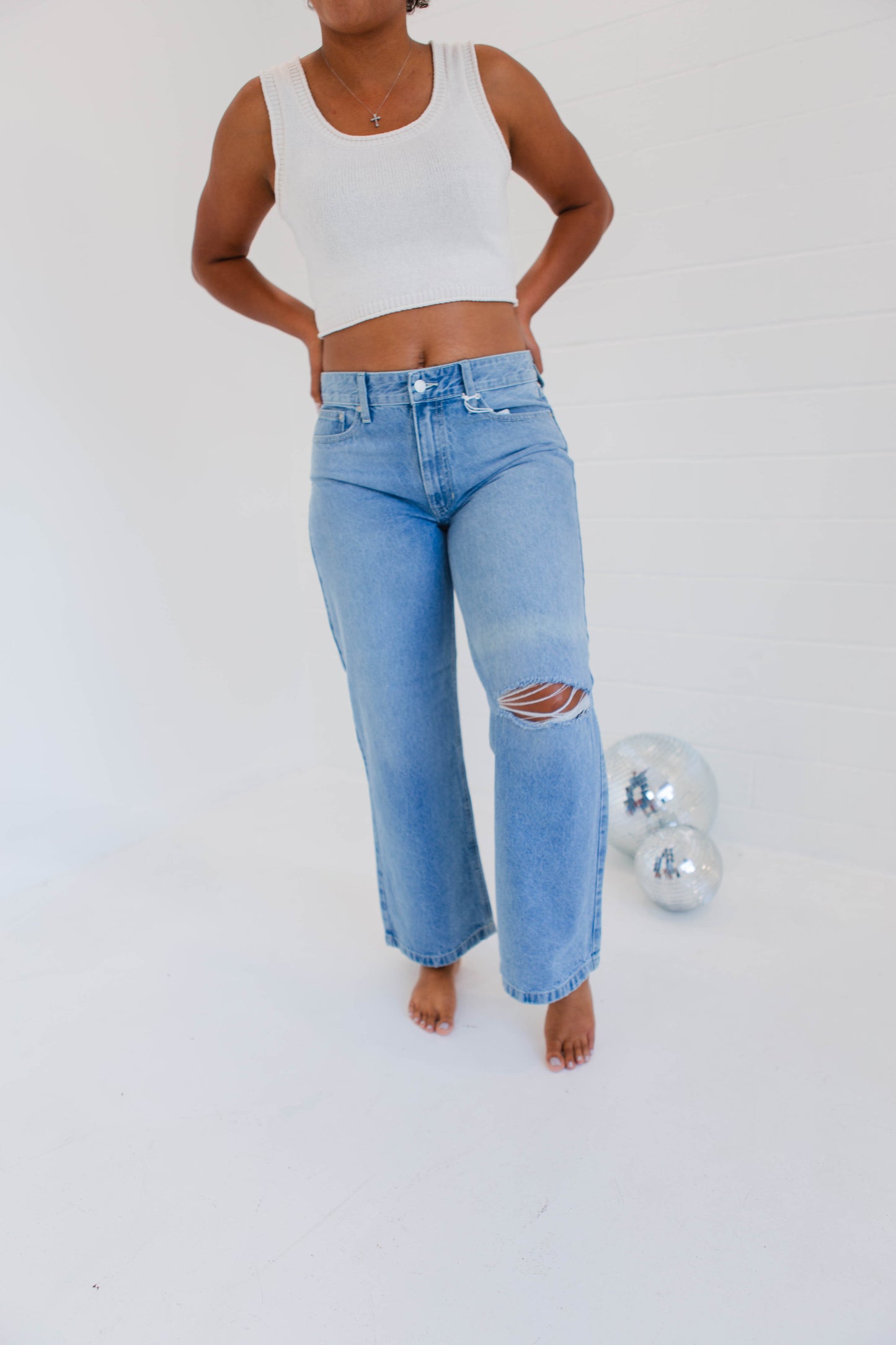 Mid Rise Skater Jean