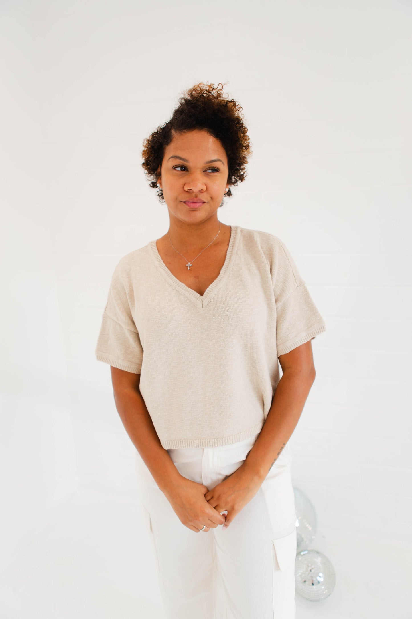 Dove Grey Sweater T-Shirt