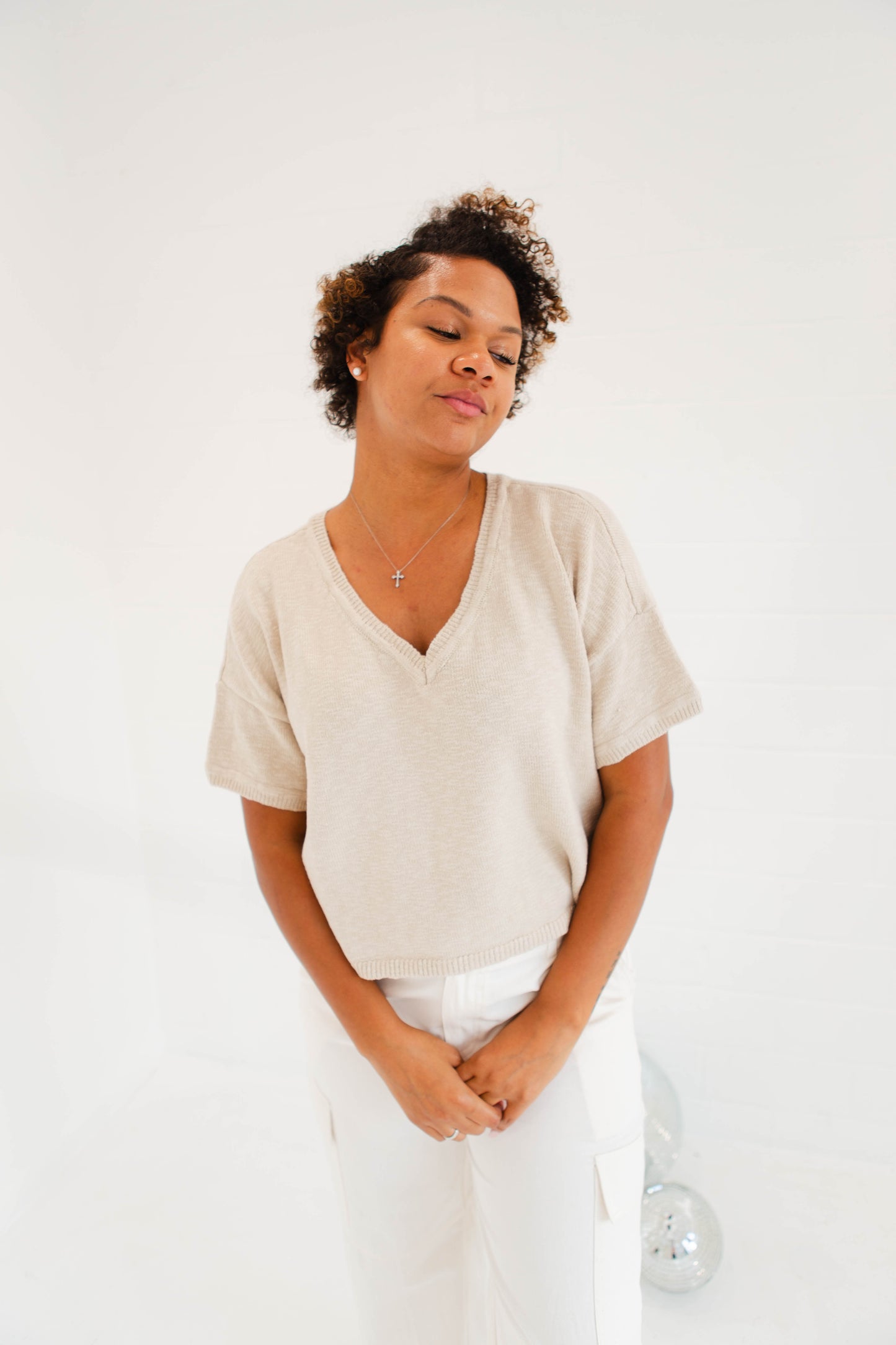 Dove Grey Sweater T-Shirt