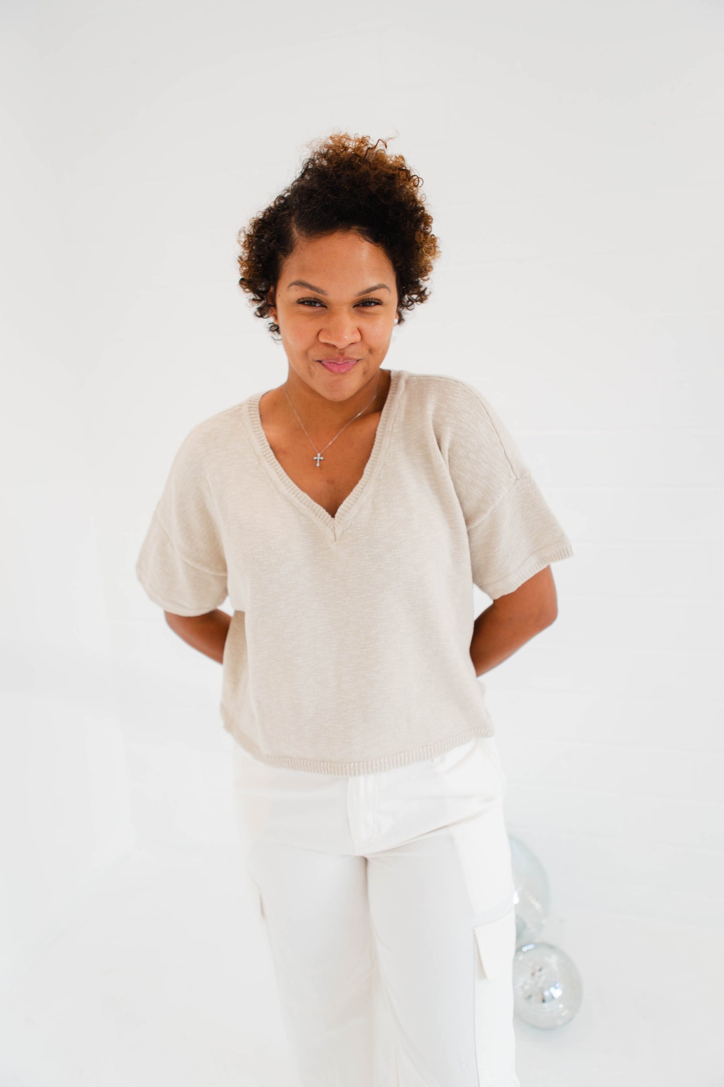 Dove Grey Sweater T-Shirt