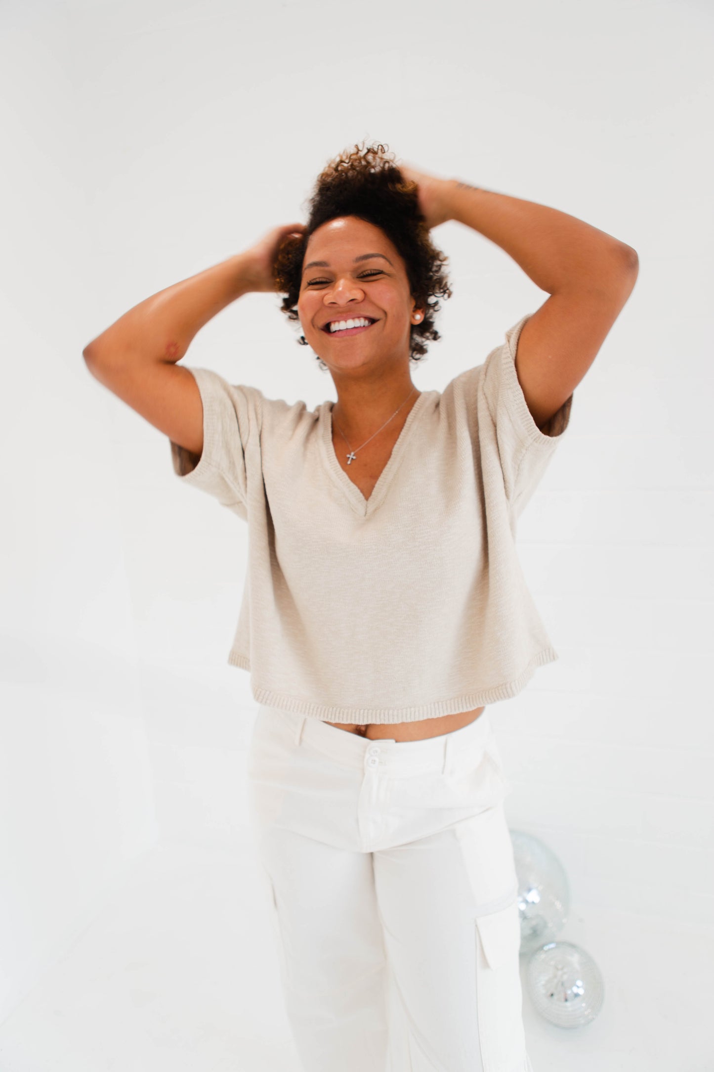 Dove Grey Sweater T-Shirt