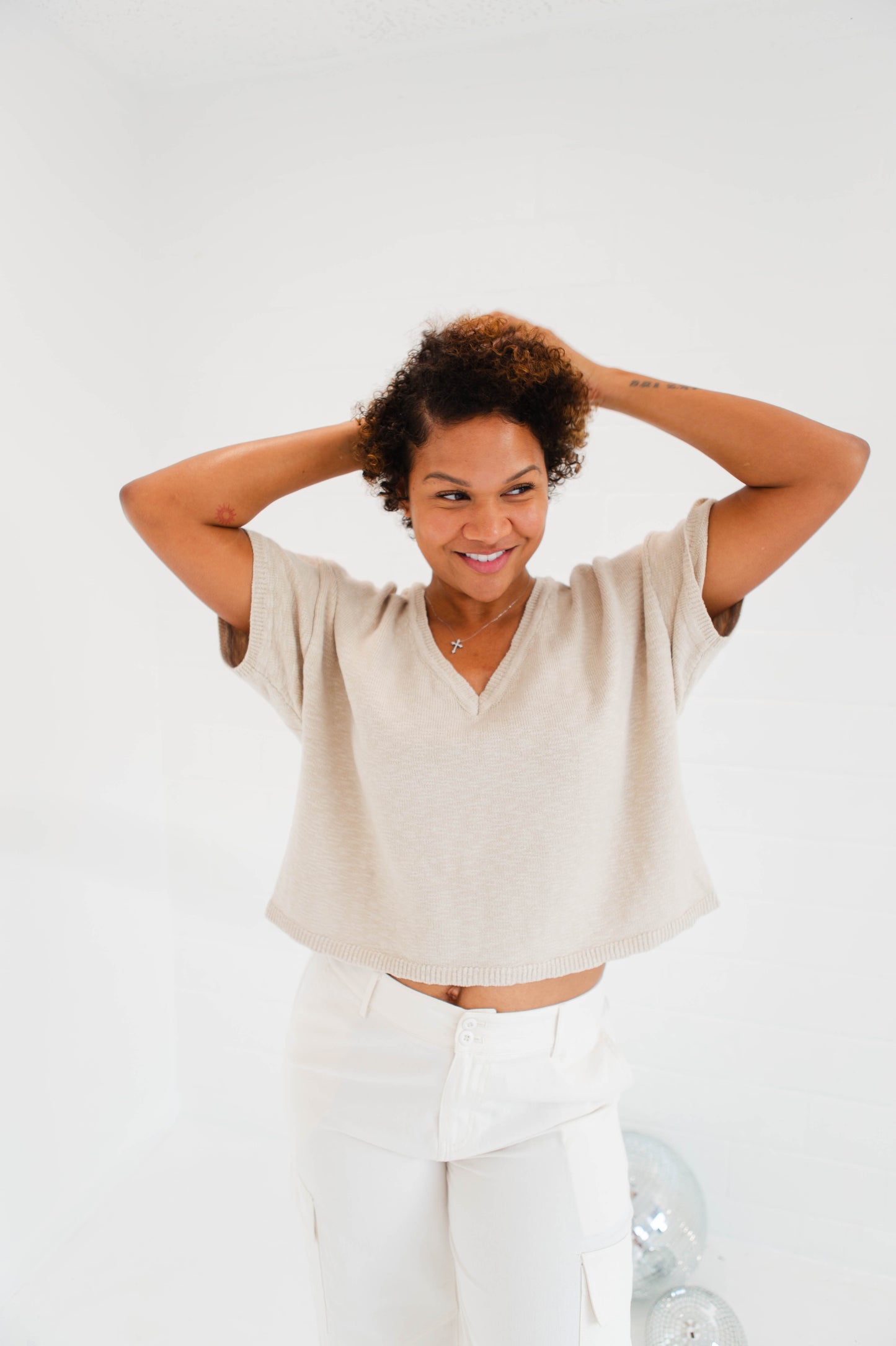 Dove Grey Sweater T-Shirt