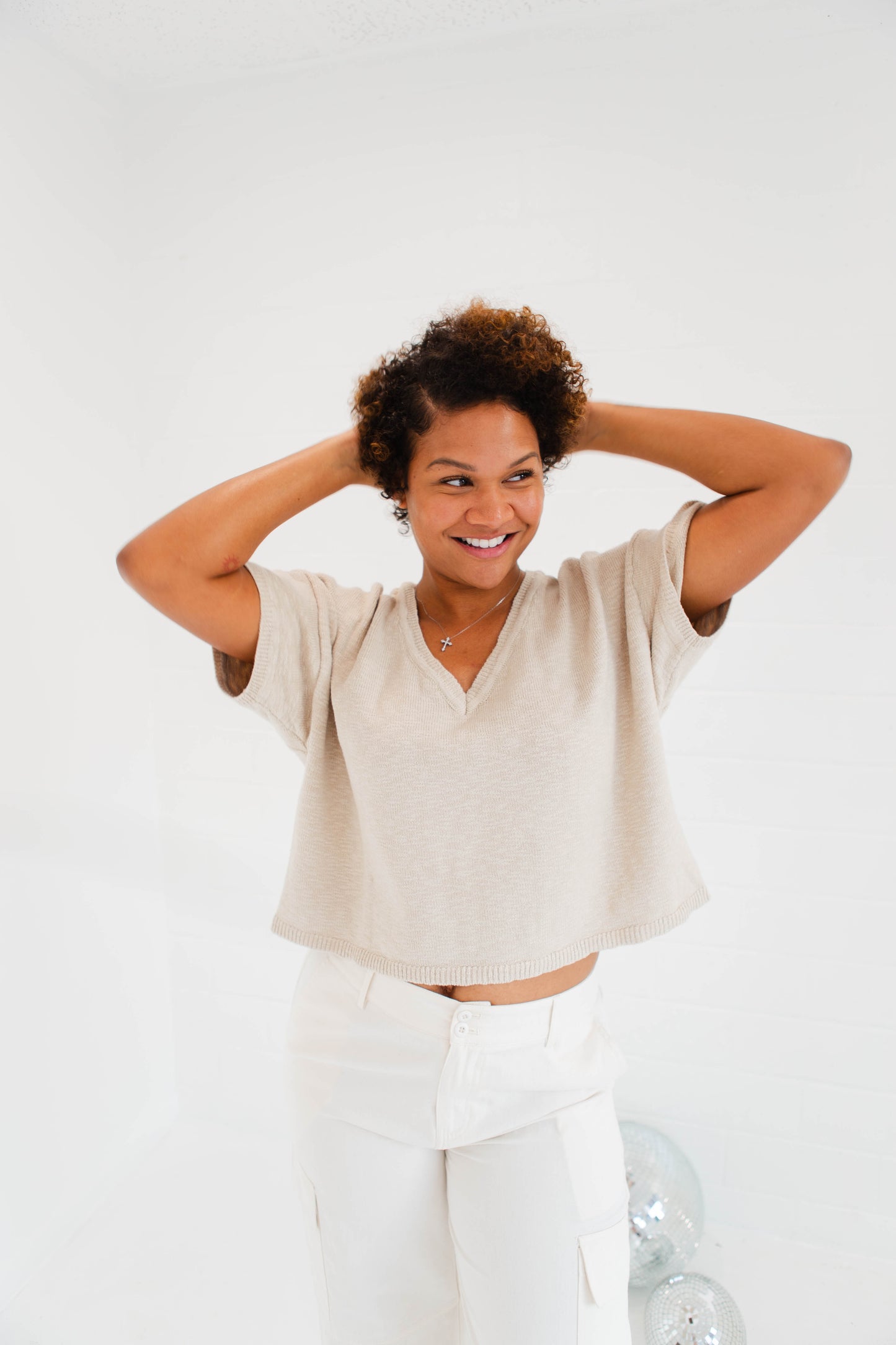 Dove Grey Sweater T-Shirt