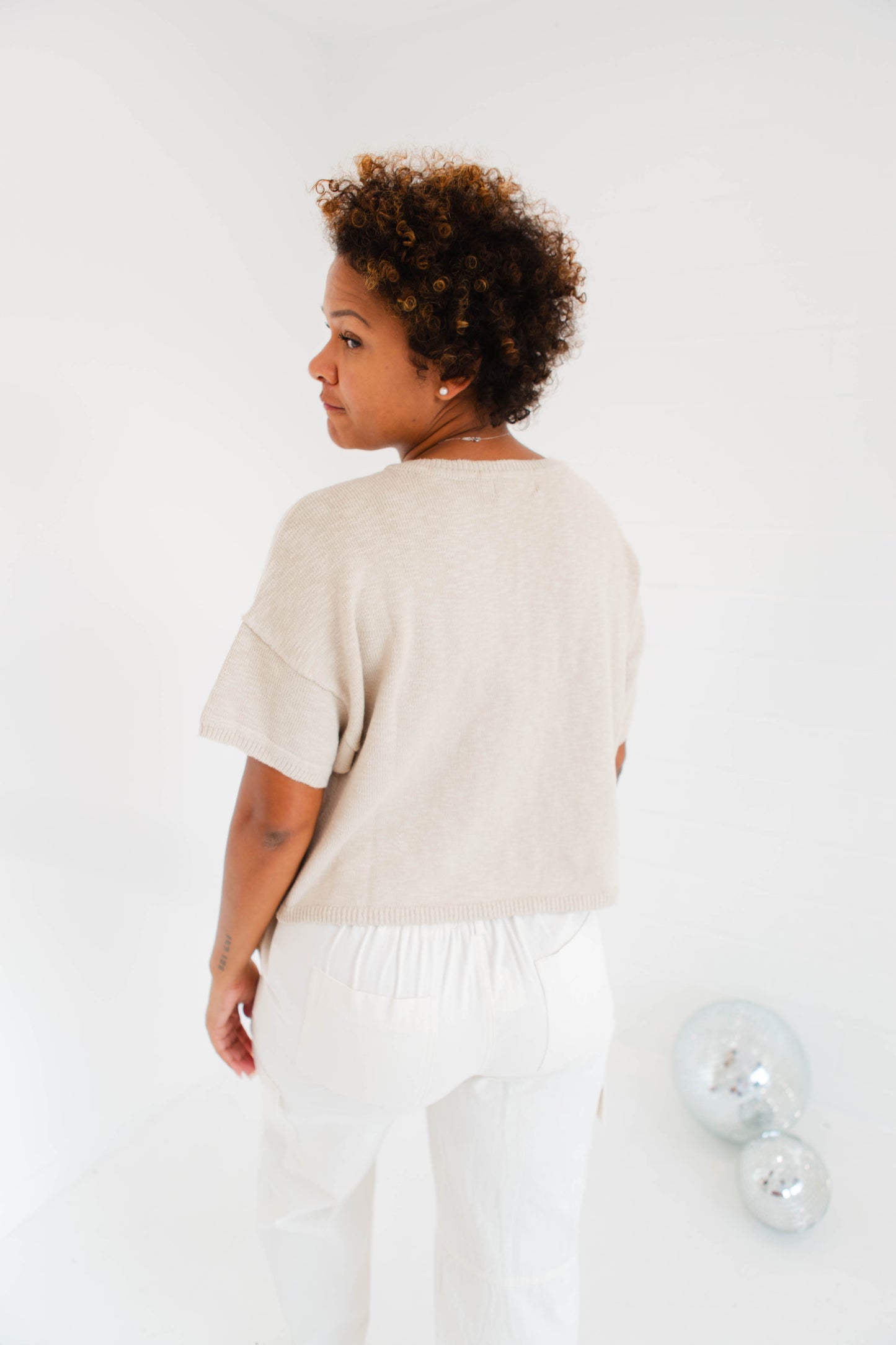 Dove Grey Sweater T-Shirt