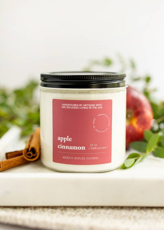 Apple Cinnamon Candle | 12 oz. Glass Jar