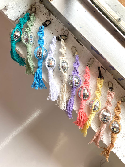 Disco Ball Keychains