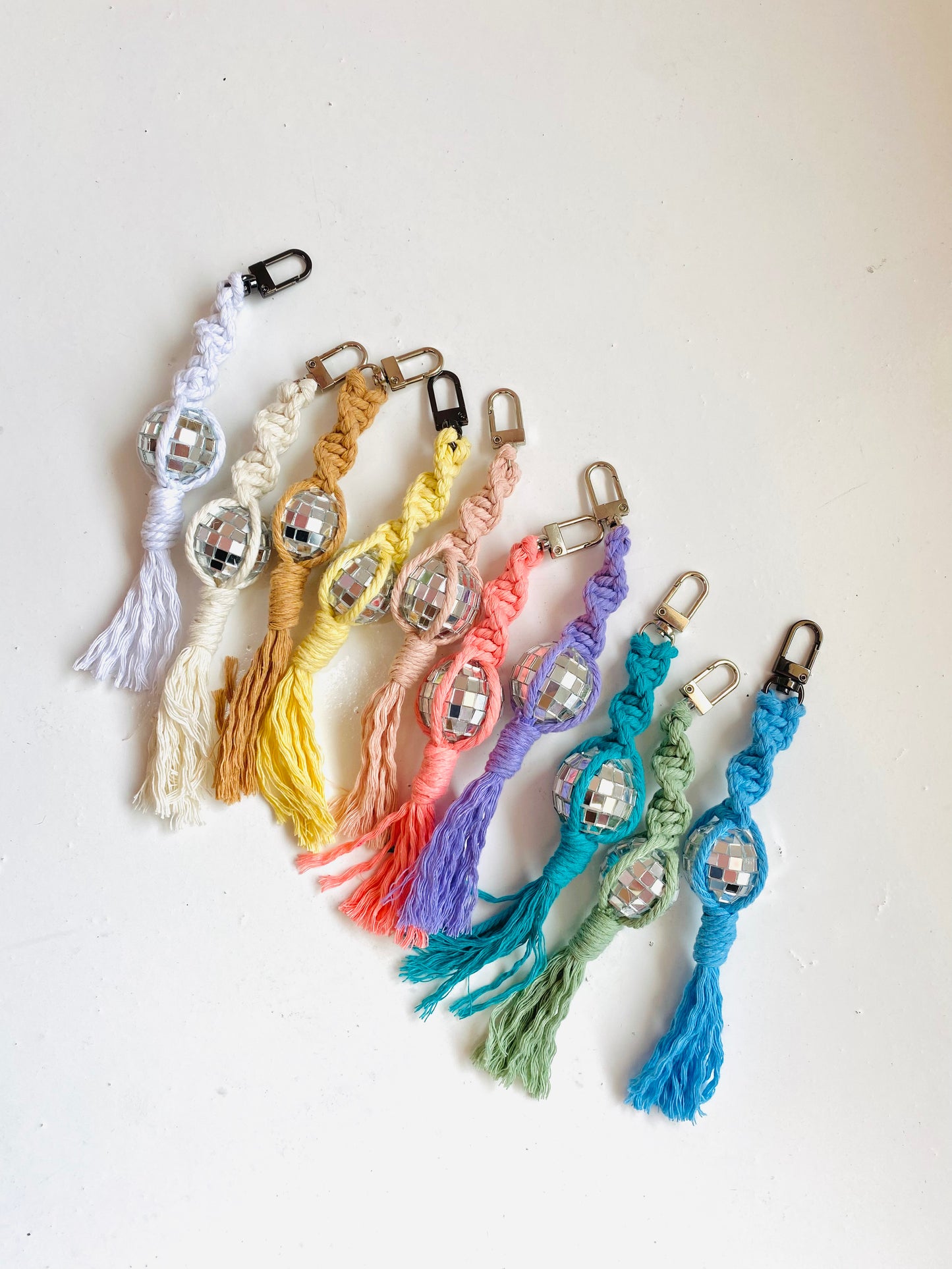 Disco Ball Keychains