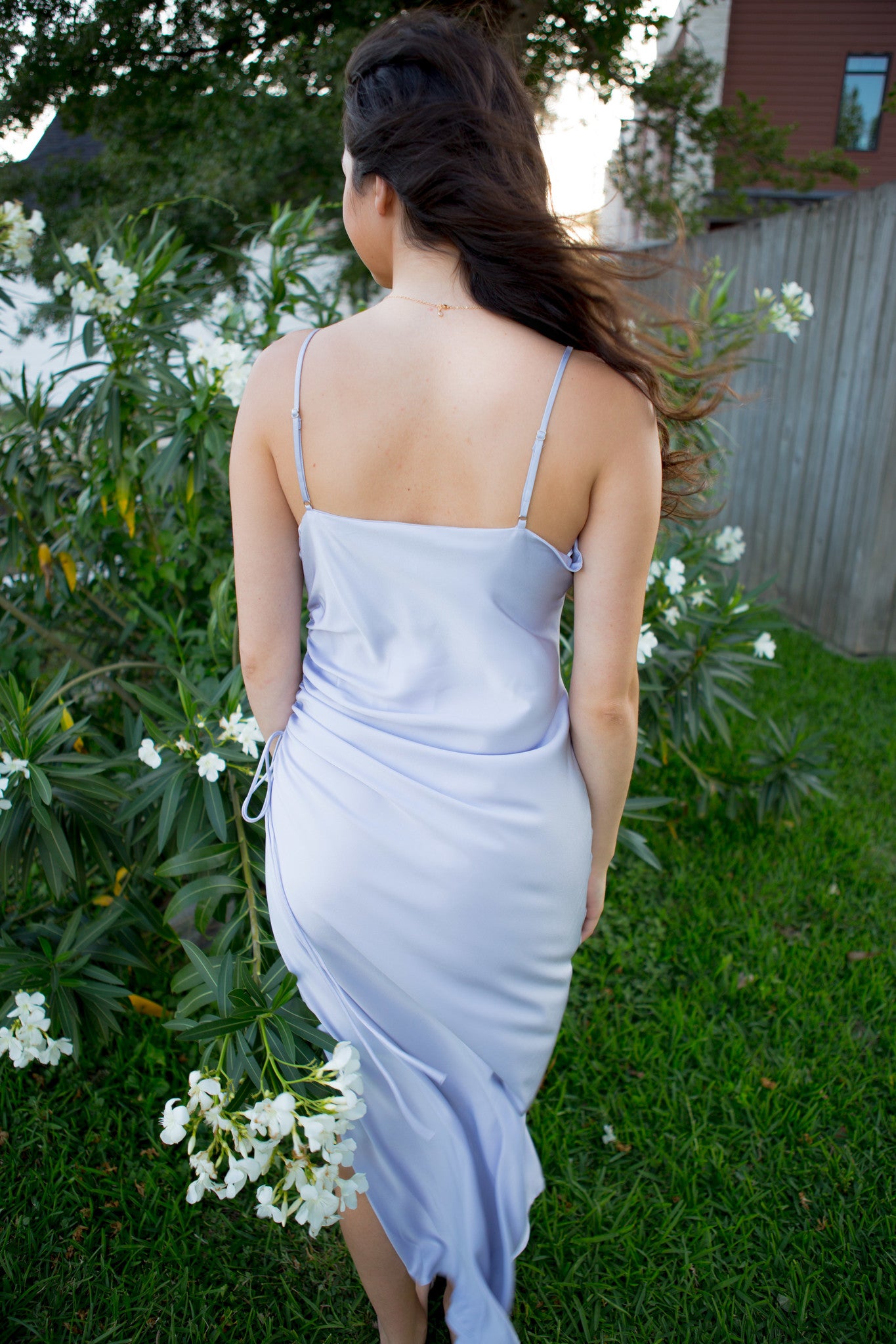 FINAL SALE: Rumi Gathered Lavender Dress