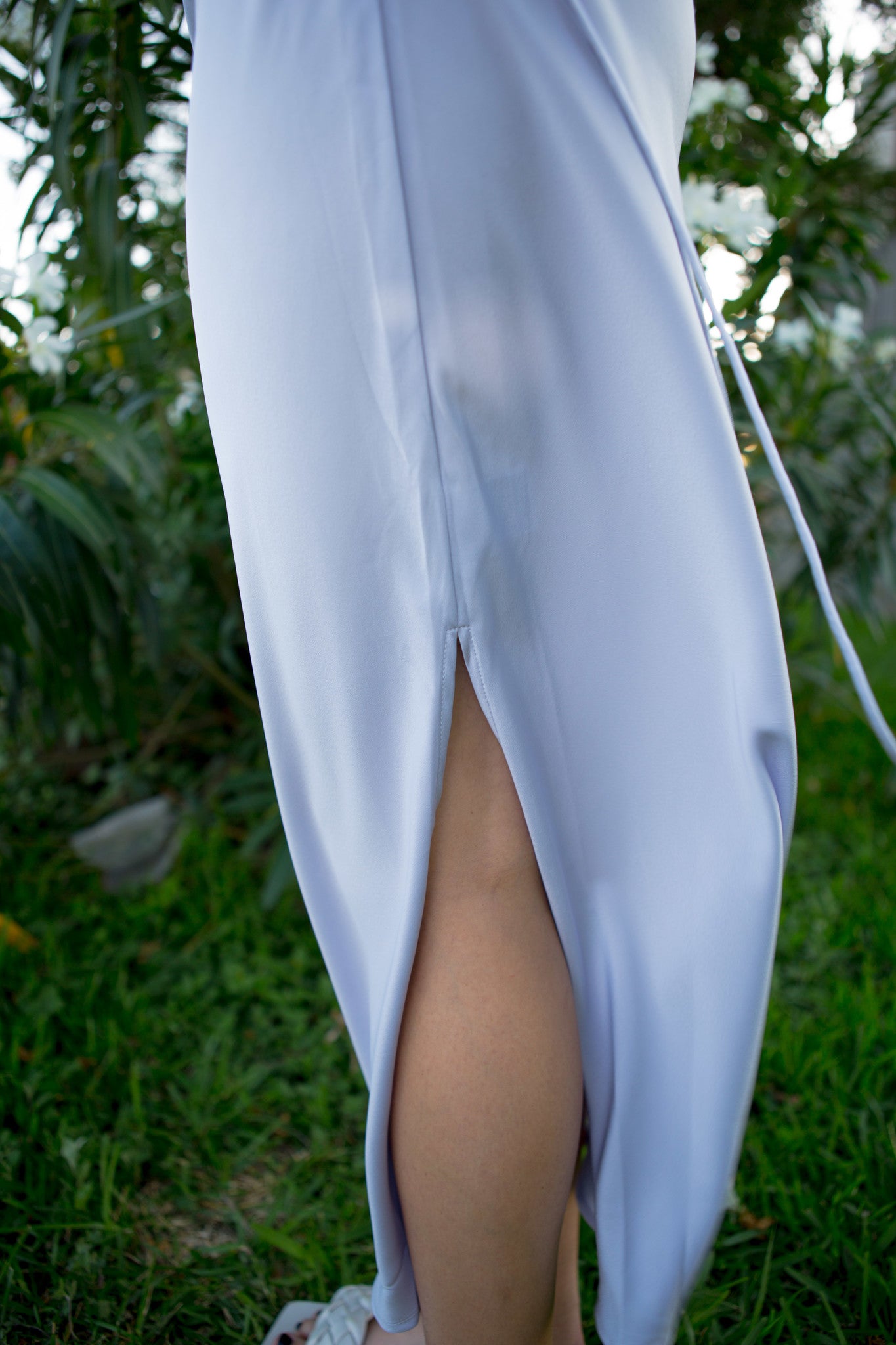 FINAL SALE: Rumi Gathered Lavender Dress
