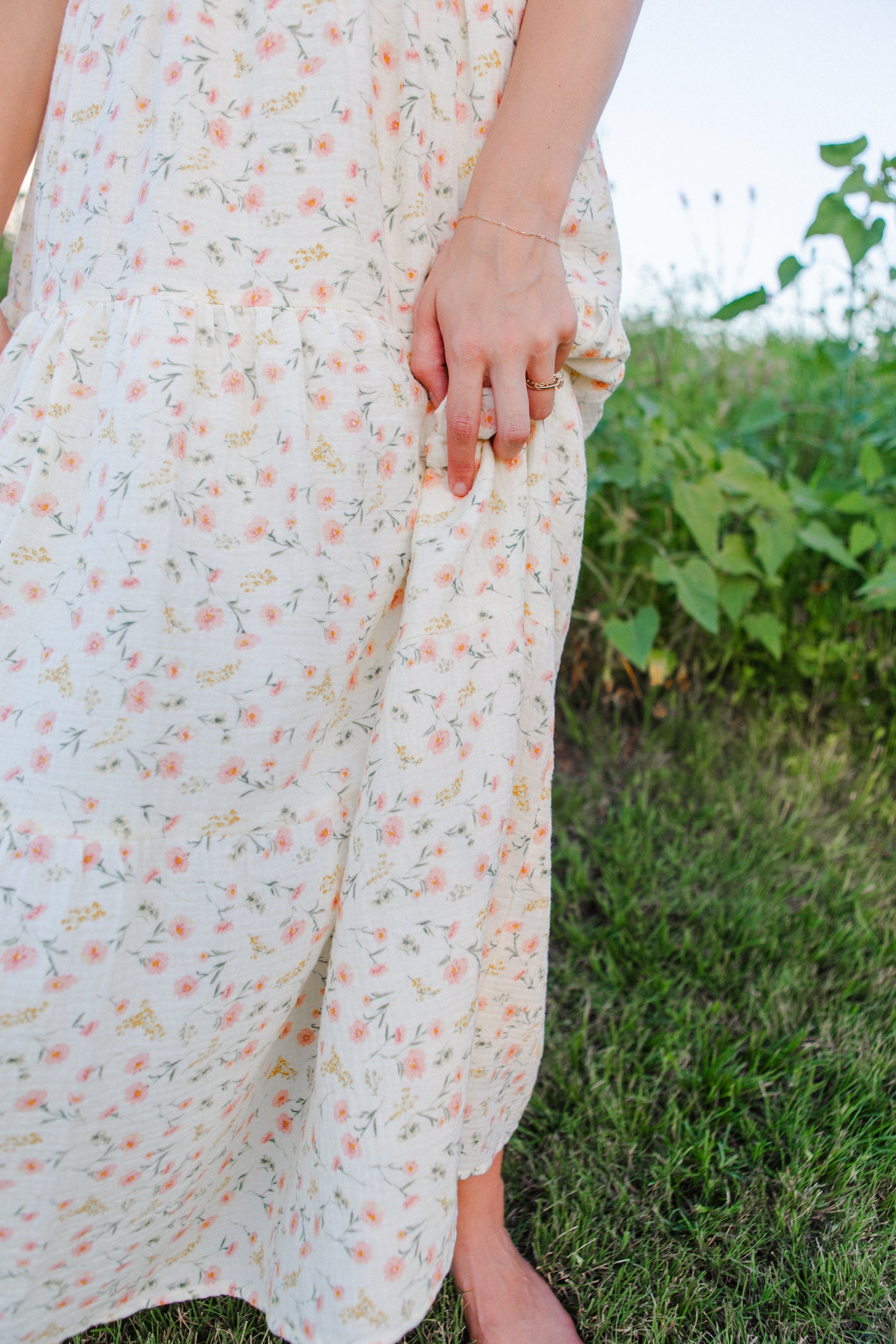 Sofie Blossom Floral Smocked Maxi Dress