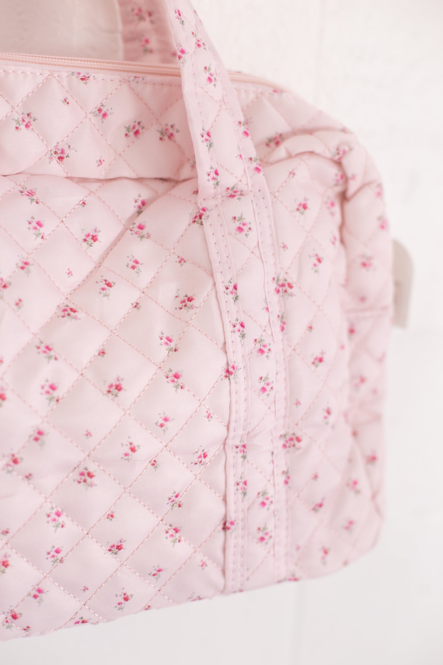 Dakota Baby Pink Floral Weekender Bag