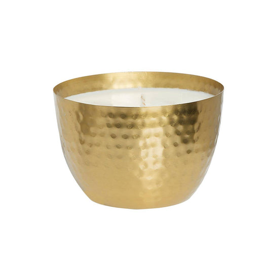 Gilded Cinnamon Gold ROUND Bowl 14oz Candle