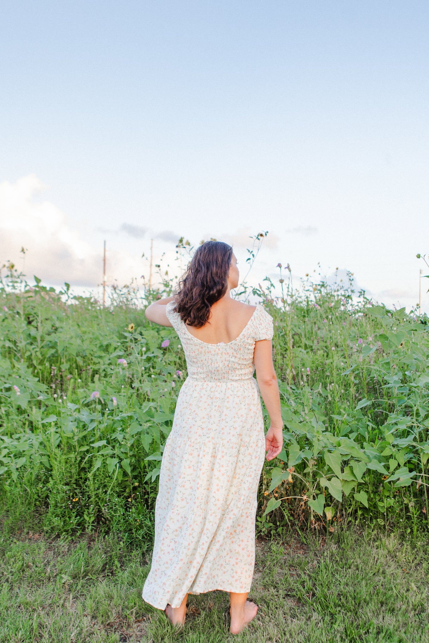 Sofie Blossom Floral Smocked Maxi Dress