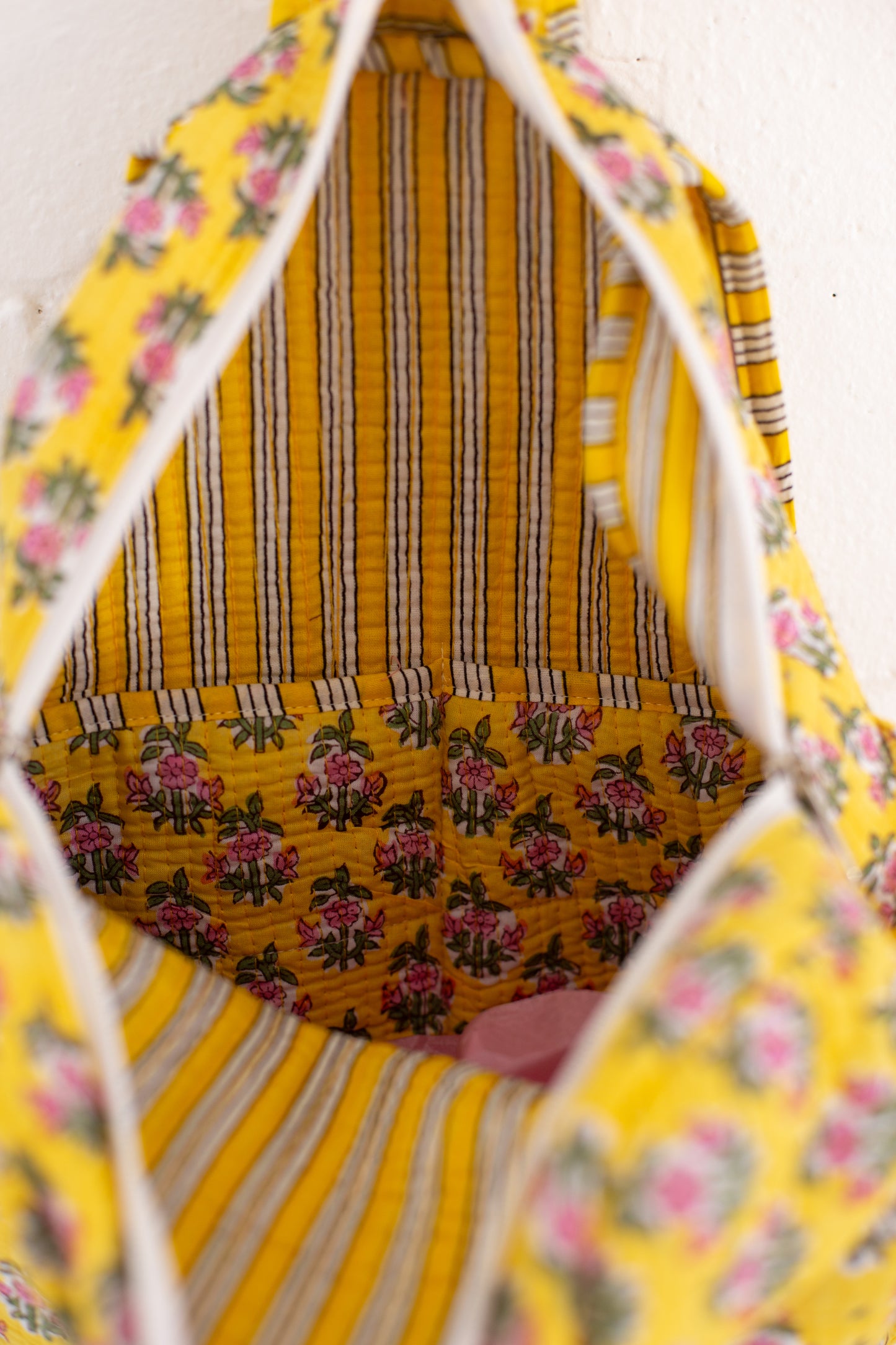 Winona Yellow Floral Print Backpack