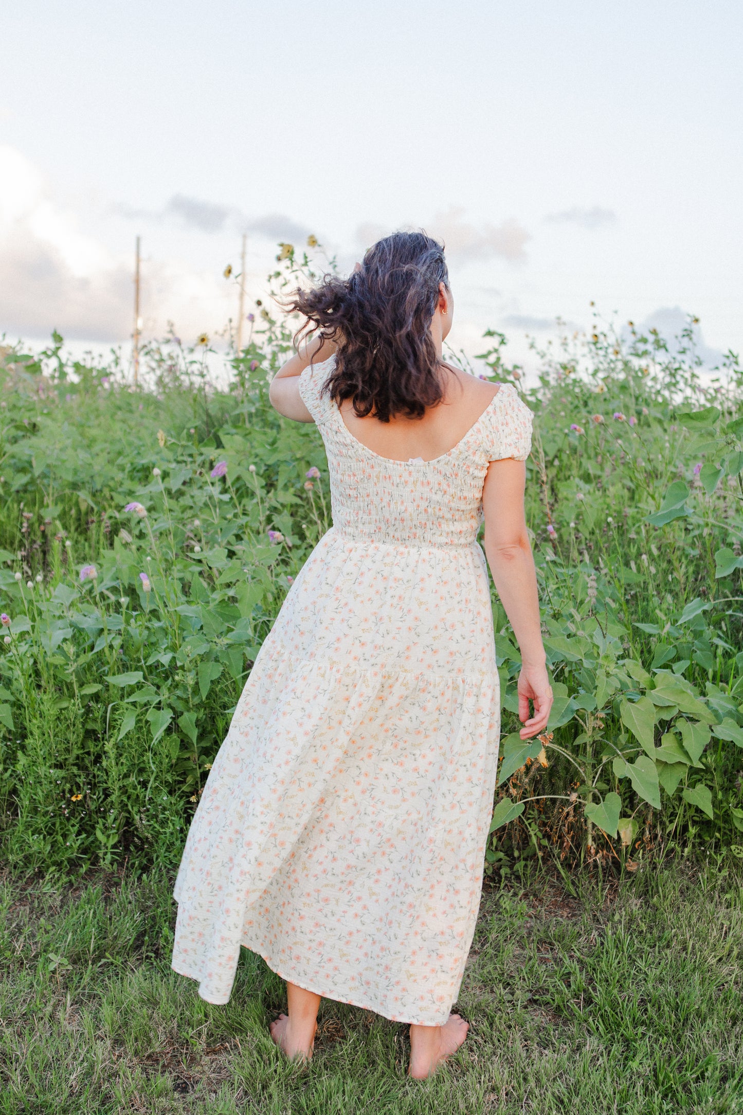 Sofie Blossom Floral Smocked Maxi Dress