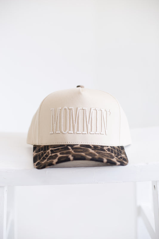 Mommin Cheetah Ball Cap