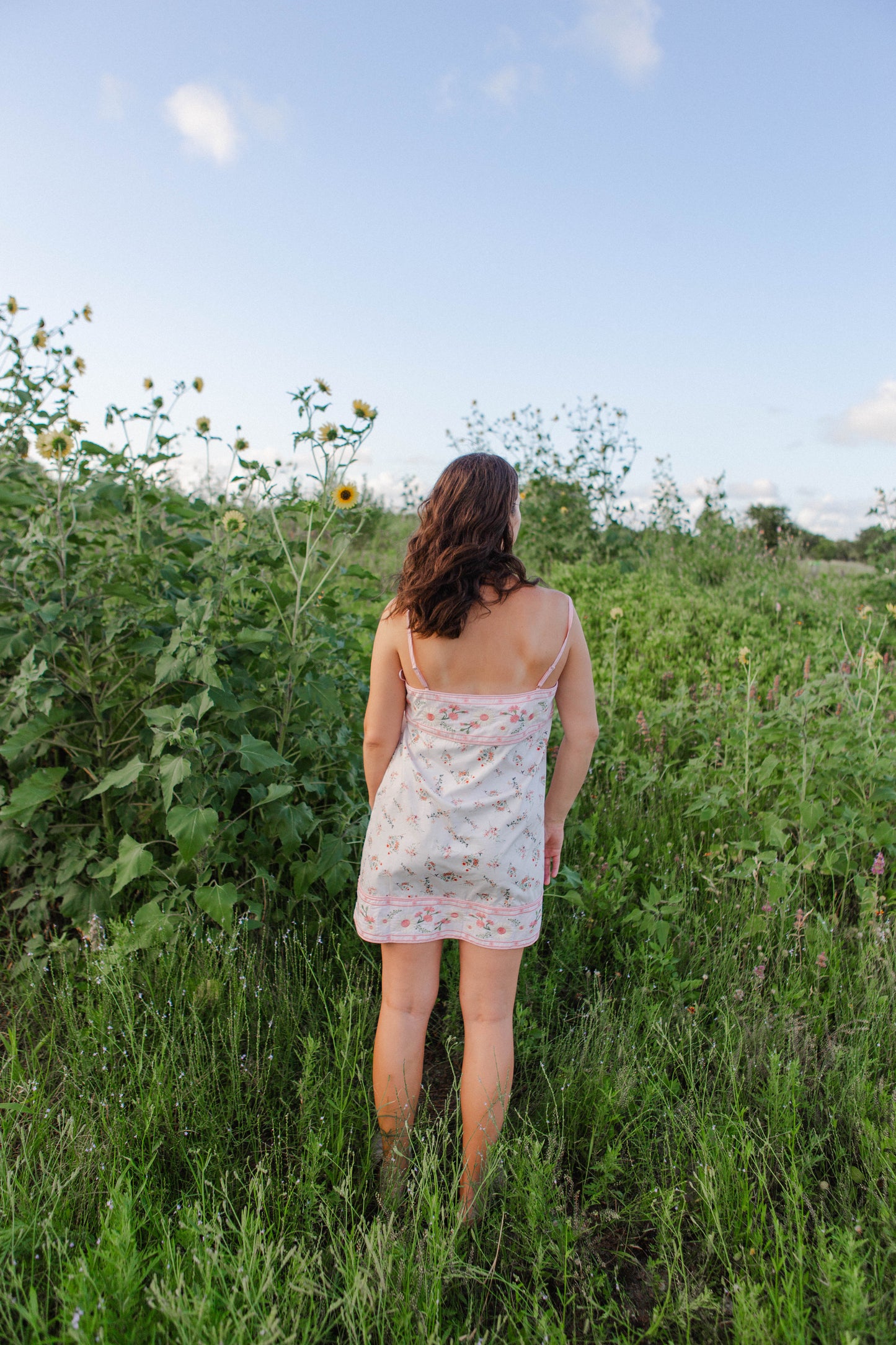 Light Pink Multi Floral Mini Dress