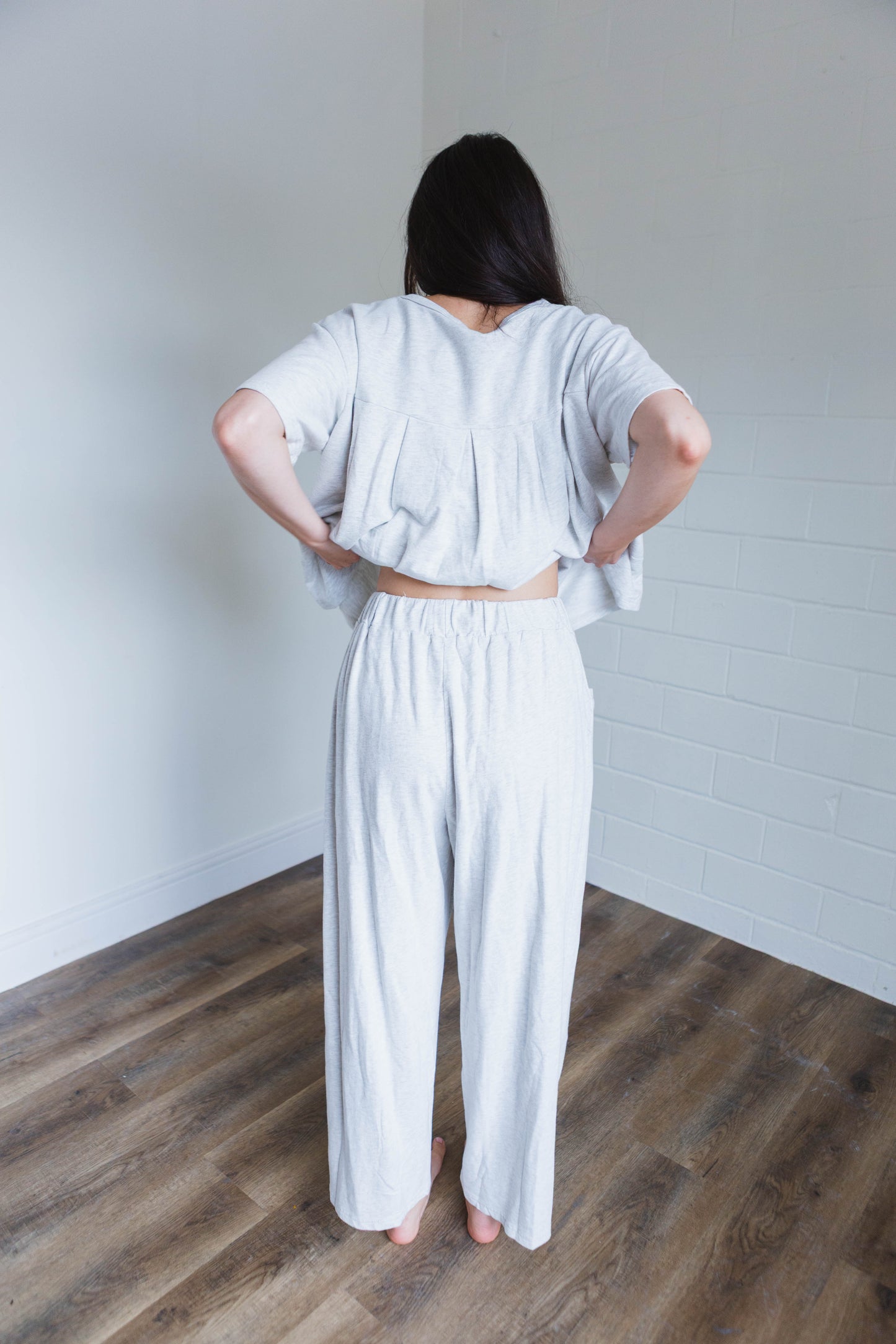The Everyday Lounge Set in Heather Grey