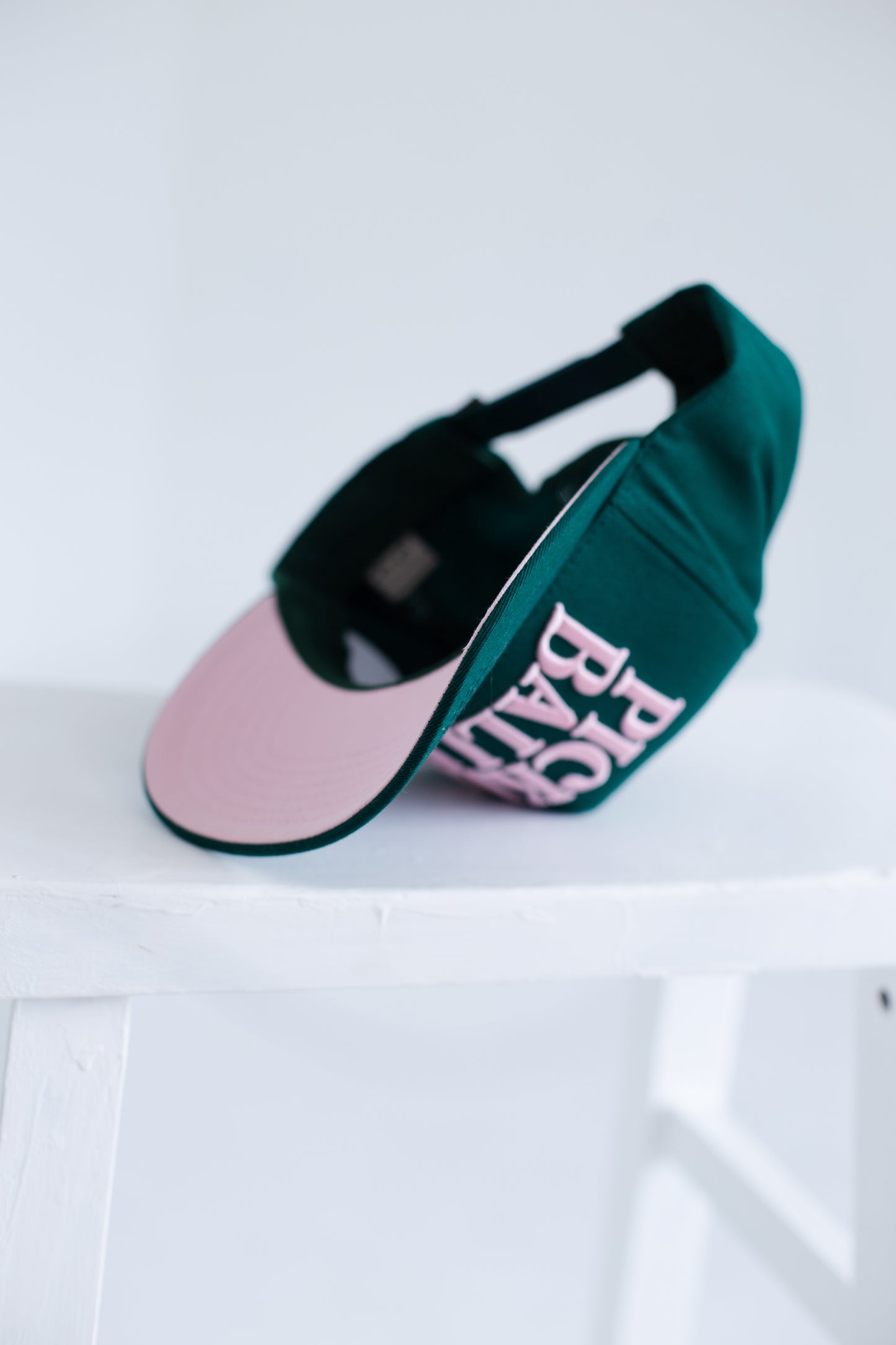 Pickleball Pink & Green Ball Cap