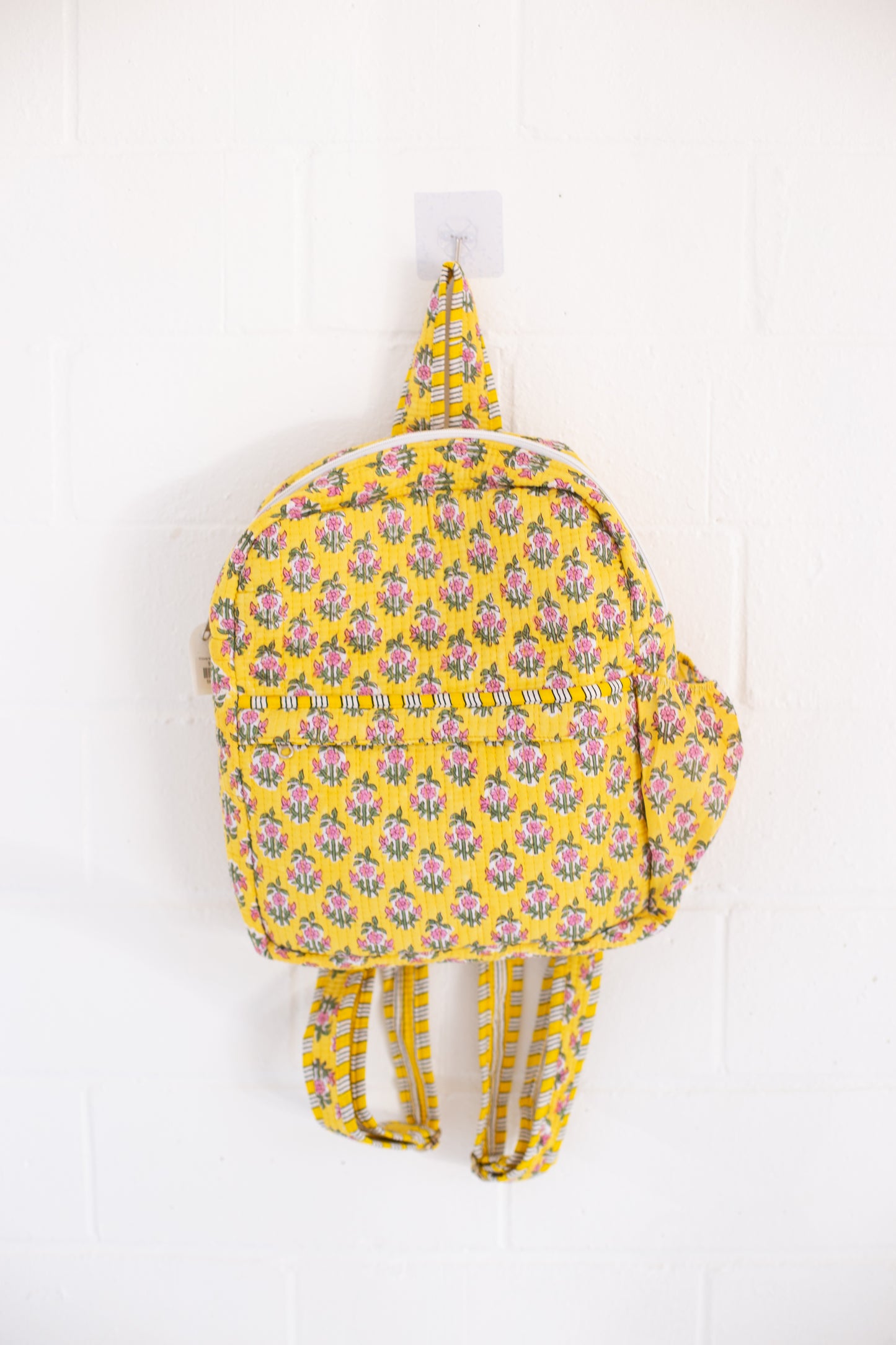 Winona Yellow Floral Print Backpack