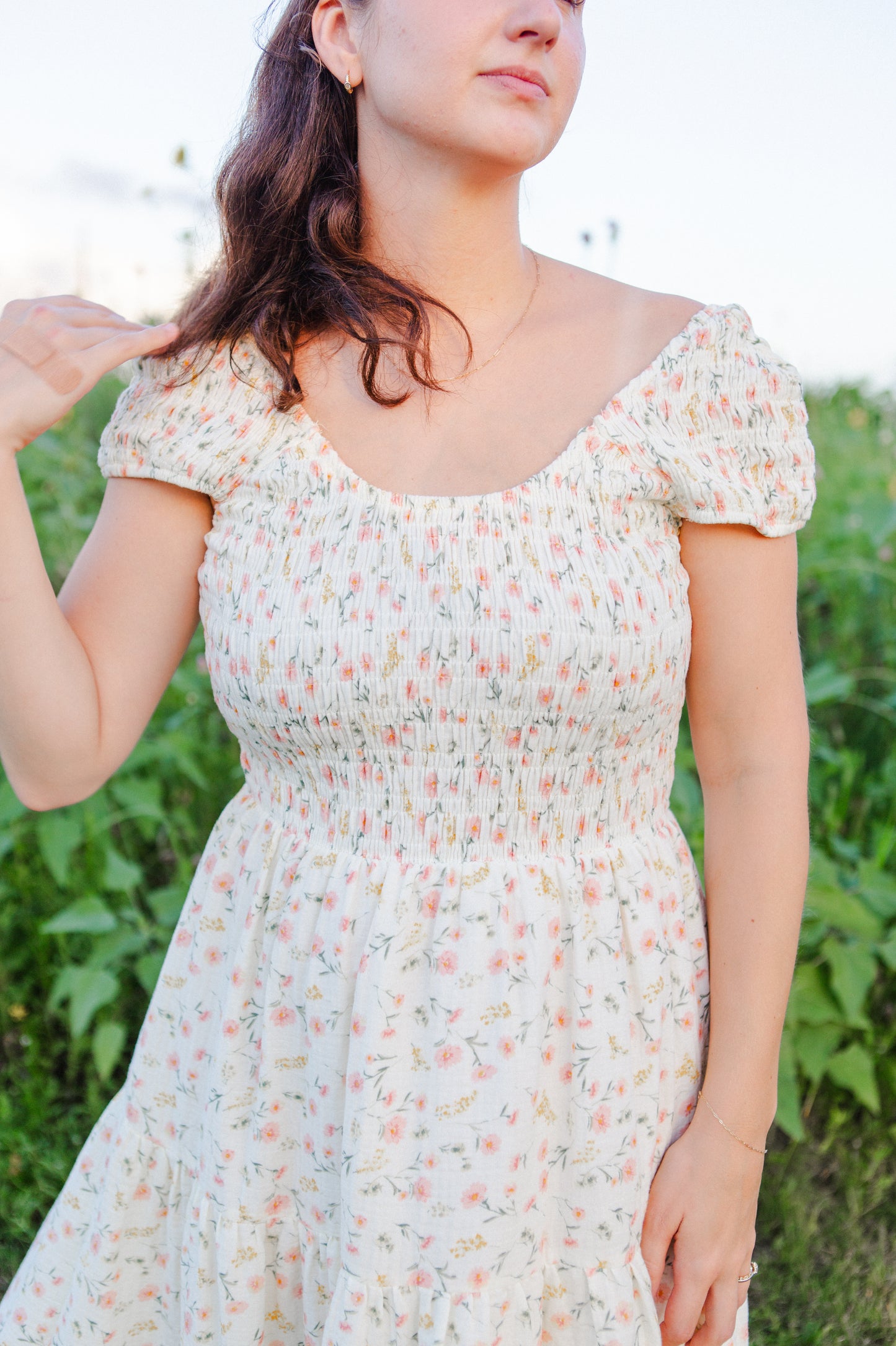 Sofie Blossom Floral Smocked Maxi Dress