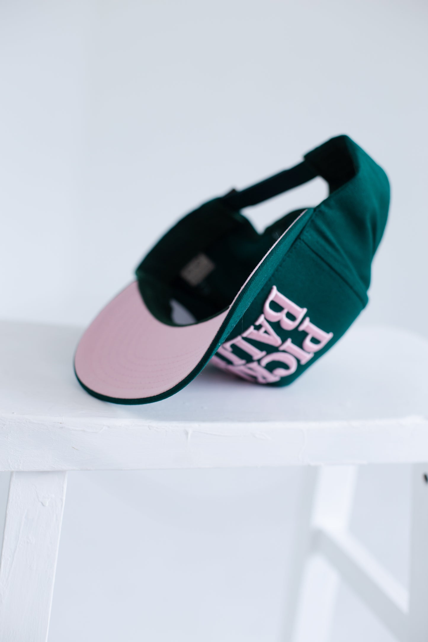 Pickleball Pink & Green Ball Cap