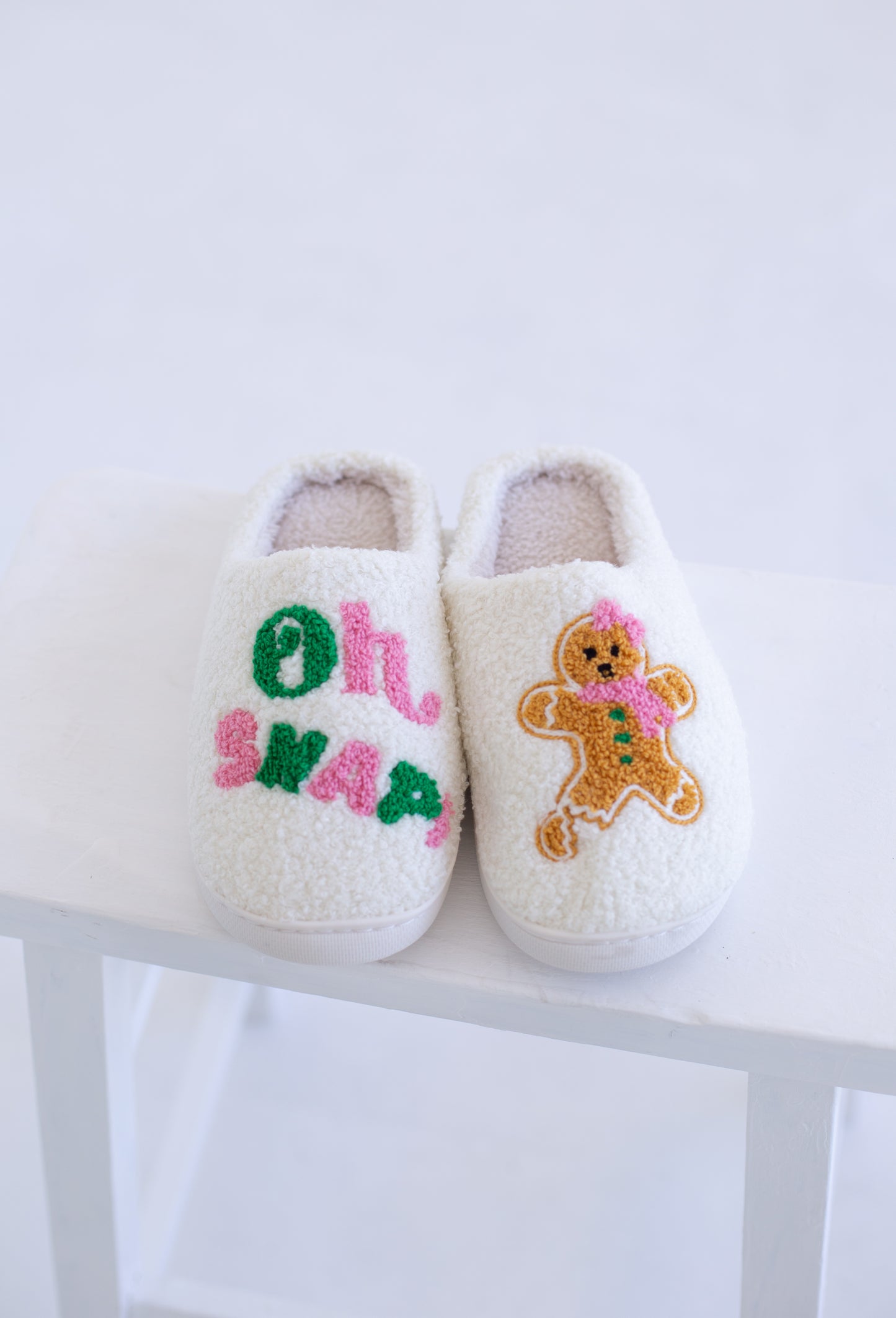 Oh Snap Gingerbread Slippers